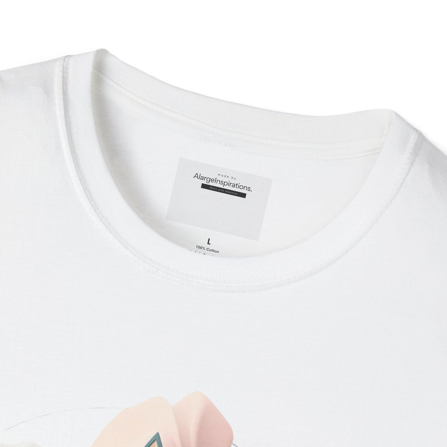 Blooming Vibes Unisex Softstyle T-Shirt, Floral Tee, Feminine Style Shirt, Spring Outfit, Gift for Her, Nature Lover Tee,Self Love Shirt