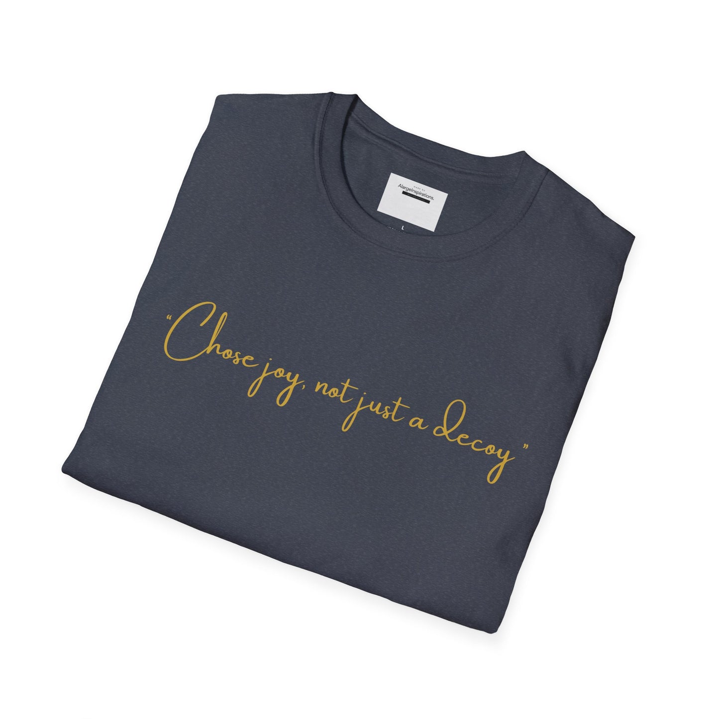 Inspirational Quote T-Shirt, Motivational Tee, Gift for Her, Casual Wear, Affirmation Shirt, Birthday Present, Simple Word-Only Typography