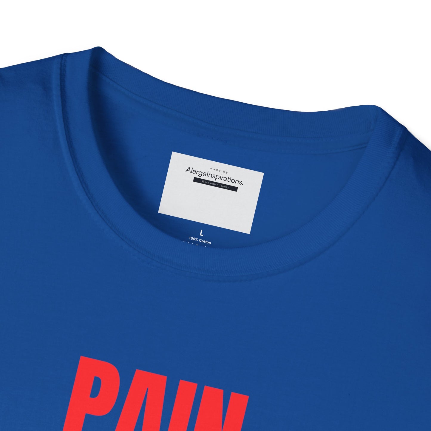 Inspirational Quote T-Shirt - Pain Births Purpose Purpose Fuels Dreams, Motivational Casual Wear, Gift for Dreamers, Positive Vibes Apparel