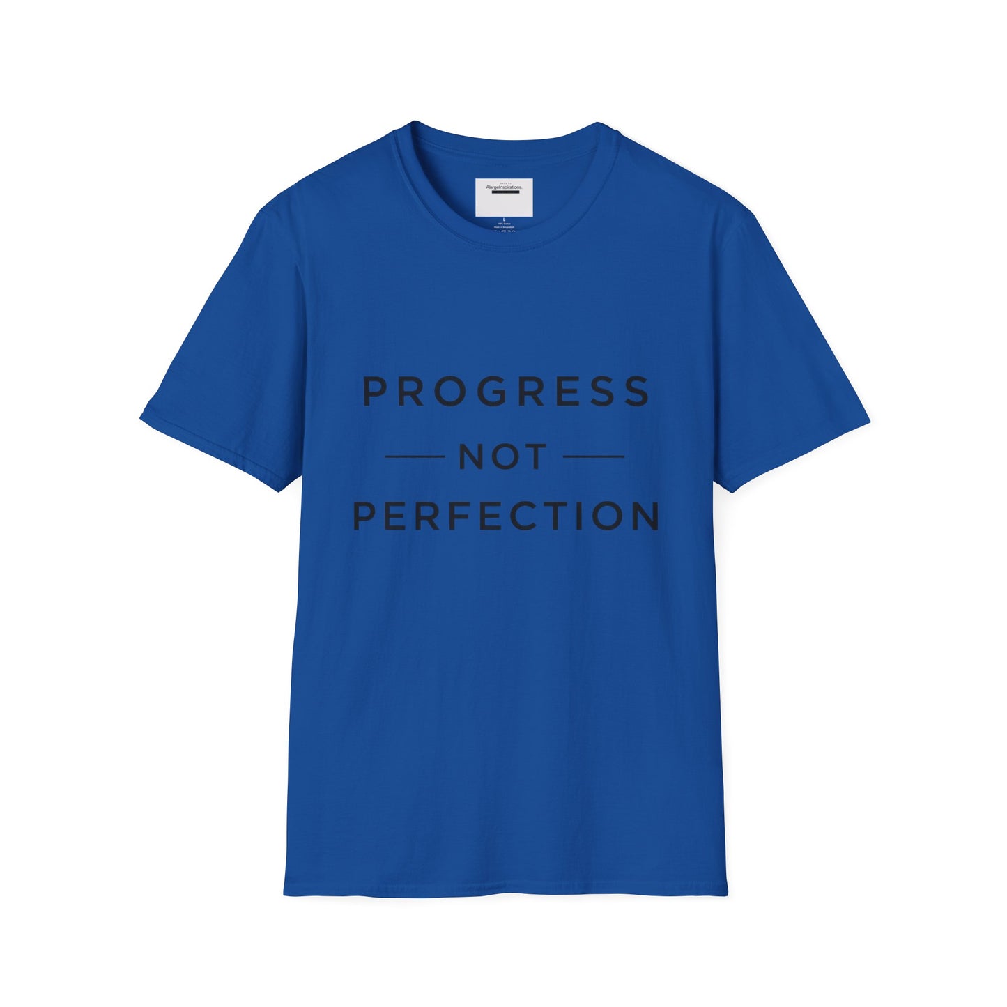 Progress Not Perfection T-Shirt | Sarcastic Motivational Tee | Anti Perfectionism Humor | Real Life Motivation Shirt |Relatable Quote Tee
