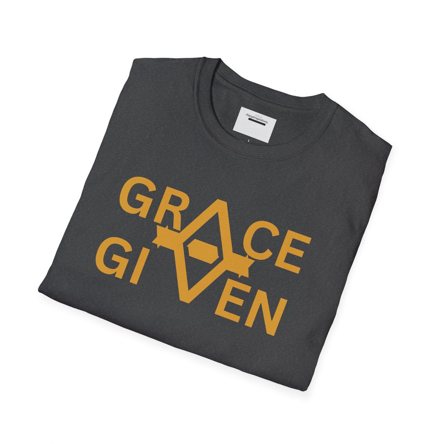 Inspirational Grace Given T-Shirt, Unisex Tee, Positive Affirmation Shirt, Spiritual Apparel,Minimalist Spiritual Apparel,Faith Inspired Tee