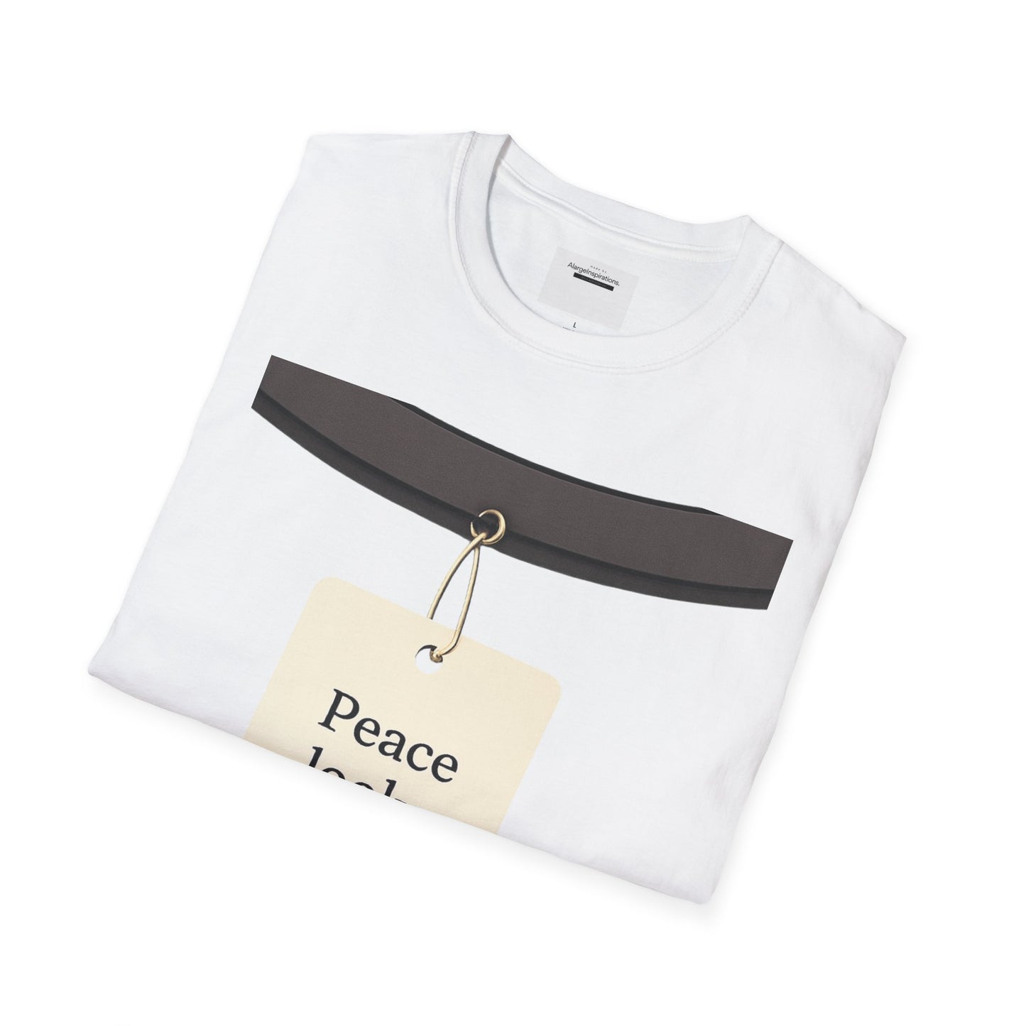 Peace Looks Good On You Shirt | Positive Affirmation Tee | Minimalist Self Love Quote | Calm Mindset Apparel | Thoughtful Gift