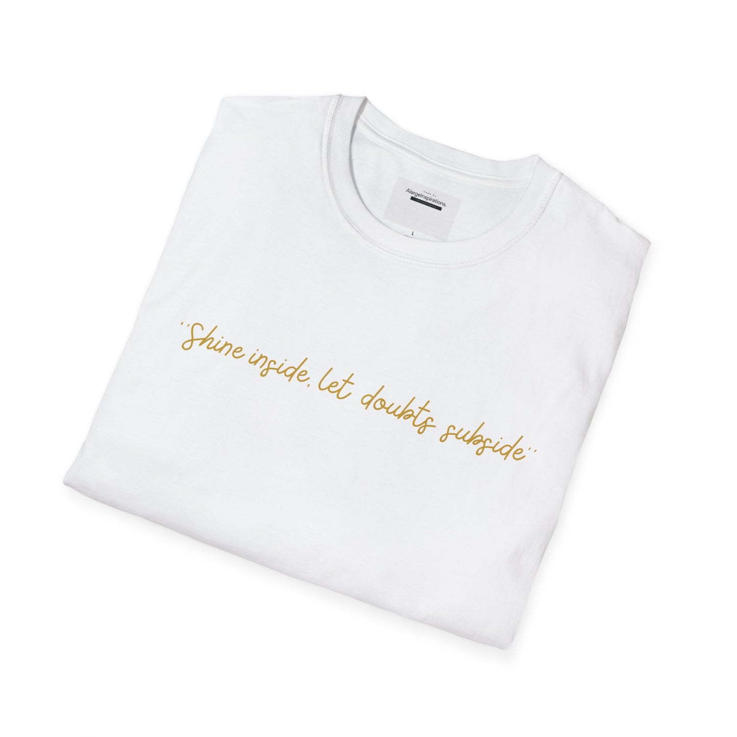 Inspirational Quote Unisex T-Shirt, Positive Affirmation Tee, Handwritten Script Tee, Casual Wear, Motivational Clothing,Everyday Motivation