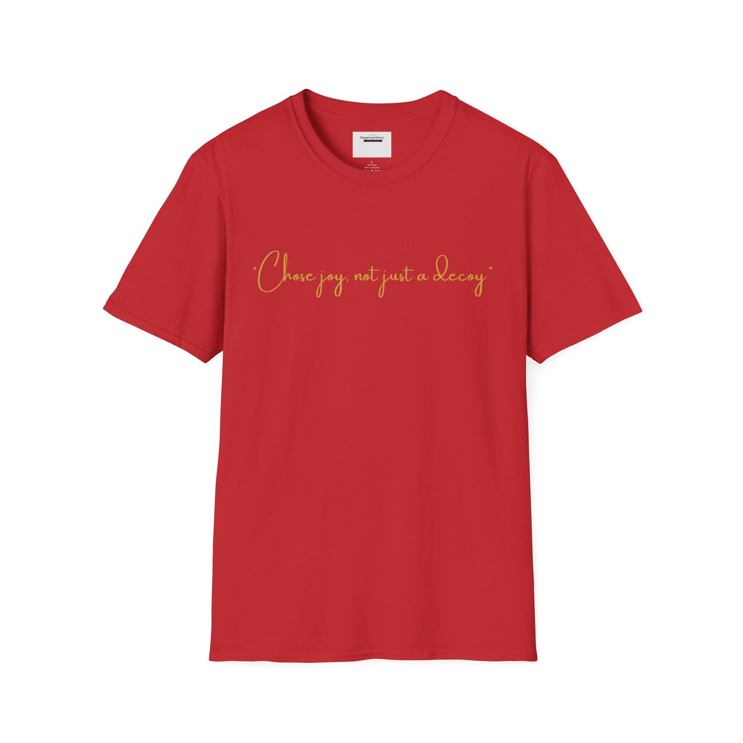 Inspirational Quote T-Shirt, Motivational Tee, Gift for Her, Casual Wear, Affirmation Shirt, Birthday Present, Simple Word-Only Typography