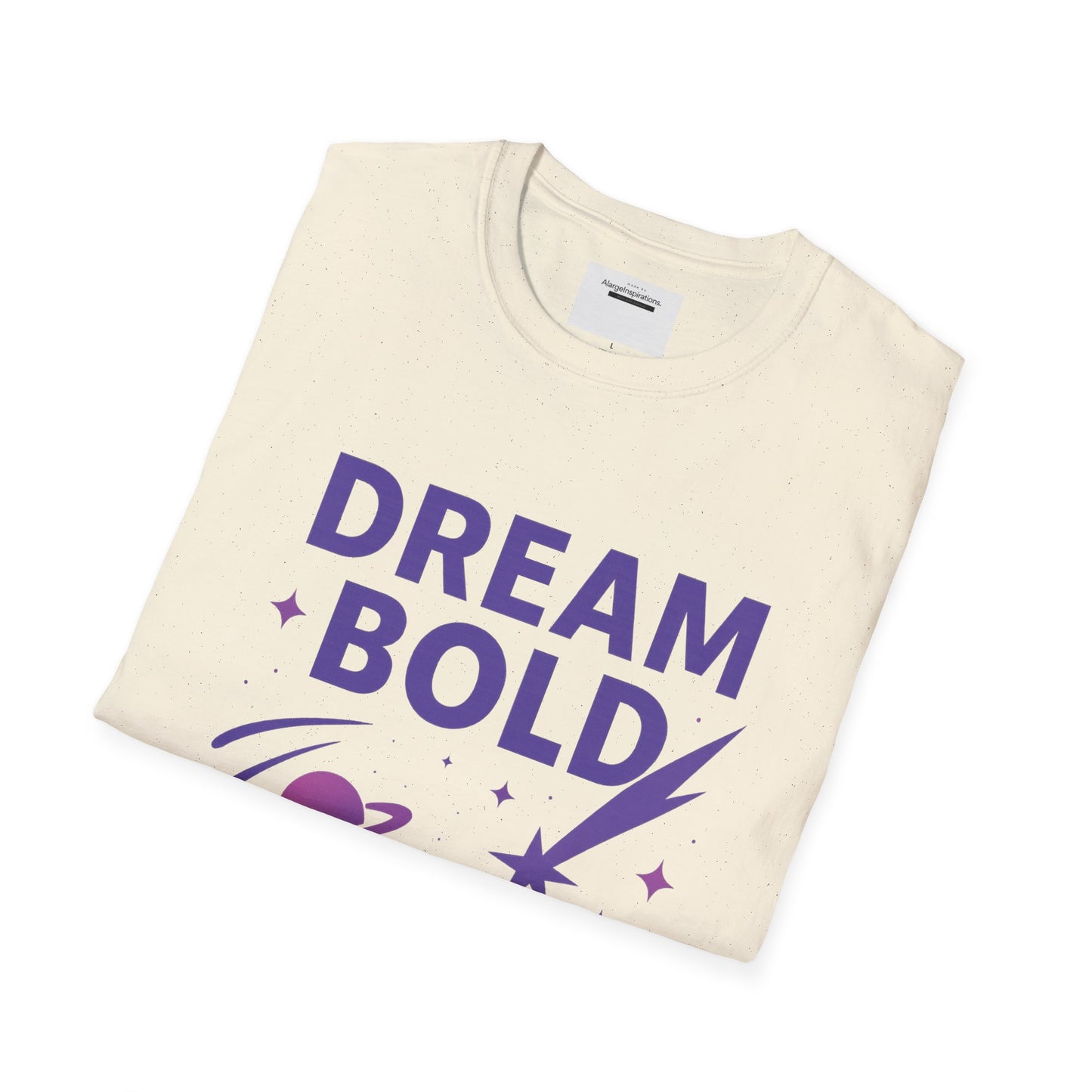 Dream Bold Watch Life Unfold Shirt | Galaxy Shooting Stars Tee, Cosmic Motivation Quote, Inspirational Space GraphicT-Shirt, Space Quote Tee