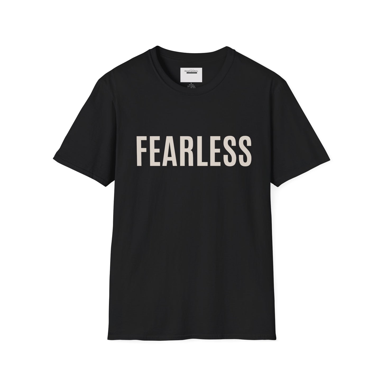Fearless Christian Shirt | Faith Inspired TShirt for Women & Men | Bible Verse Courage Tee | Bold Minimalist Streetwear | Spiritual Gift