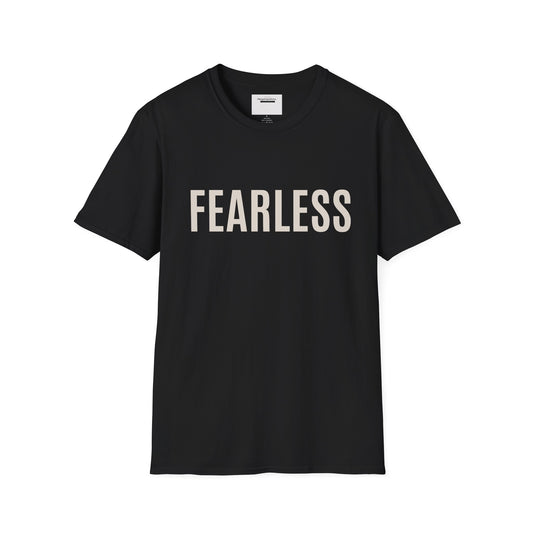 Fearless Christian Shirt | Faith Inspired TShirt for Women & Men | Bible Verse Courage Tee | Bold Minimalist Streetwear | Spiritual Gift