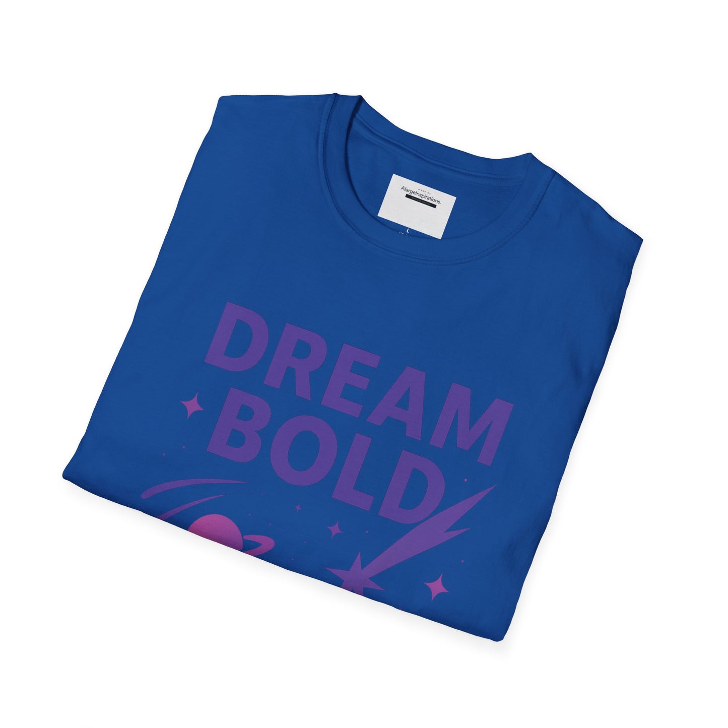 Dream Bold Watch Life Unfold Shirt | Galaxy Shooting Stars Tee, Cosmic Motivation Quote, Inspirational Space GraphicT-Shirt, Space Quote Tee