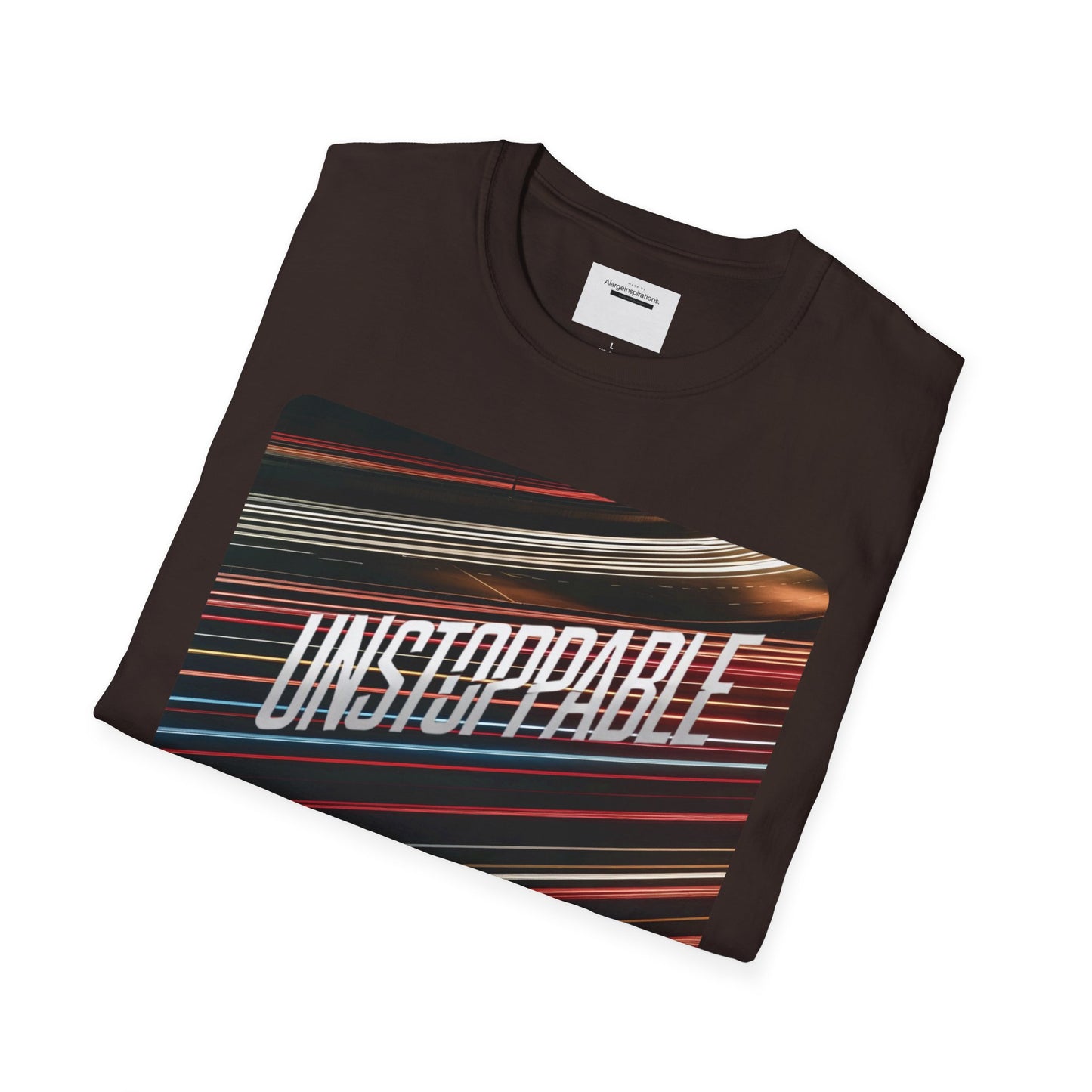 Unstoppable Unisex Softstyle T-Shirt, Motivational Shirt, Fitness Wear, Casual Outfit, Gift for Him/Her, Everyday Apparel, Goal getter,