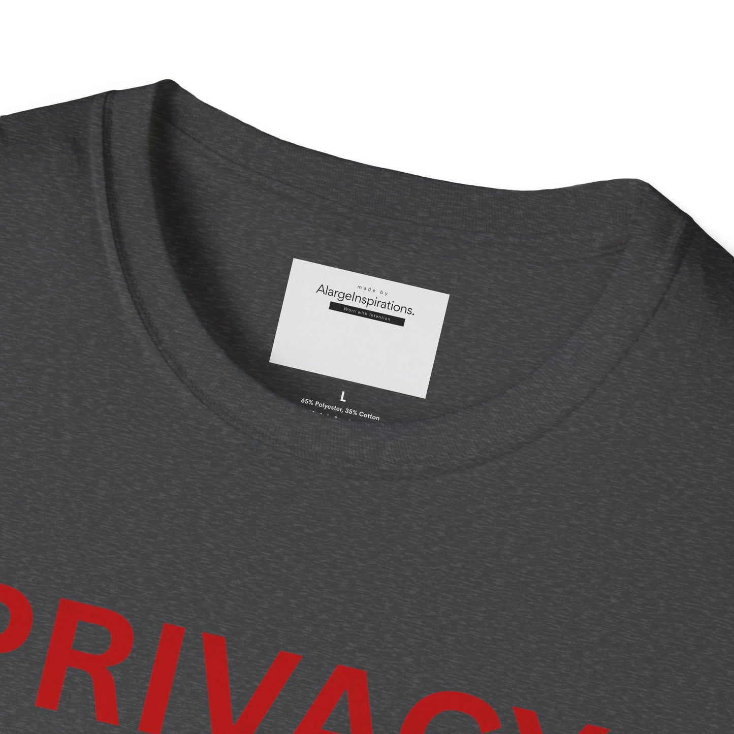 Privacy Over Publicity Unisex T-Shirt | Introvert Lifestyle Shirt, Gift for Privacy Advocate, Everyday Comfort Tee,Keep It Private Quote Tee