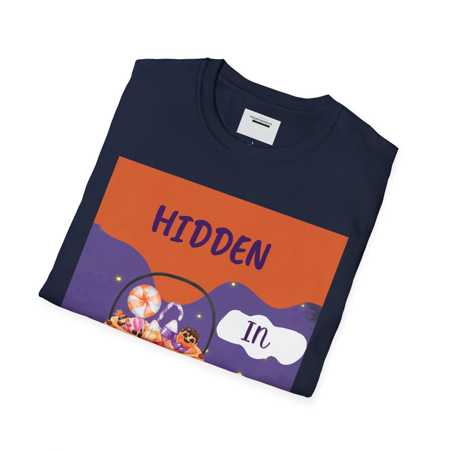 Halloween Pumpkin T-Shirt | Hidden in Plain Sight | Keep It Private T-Shirt for Fall, Keep It Private. Wear It Bold, Spooky Season,