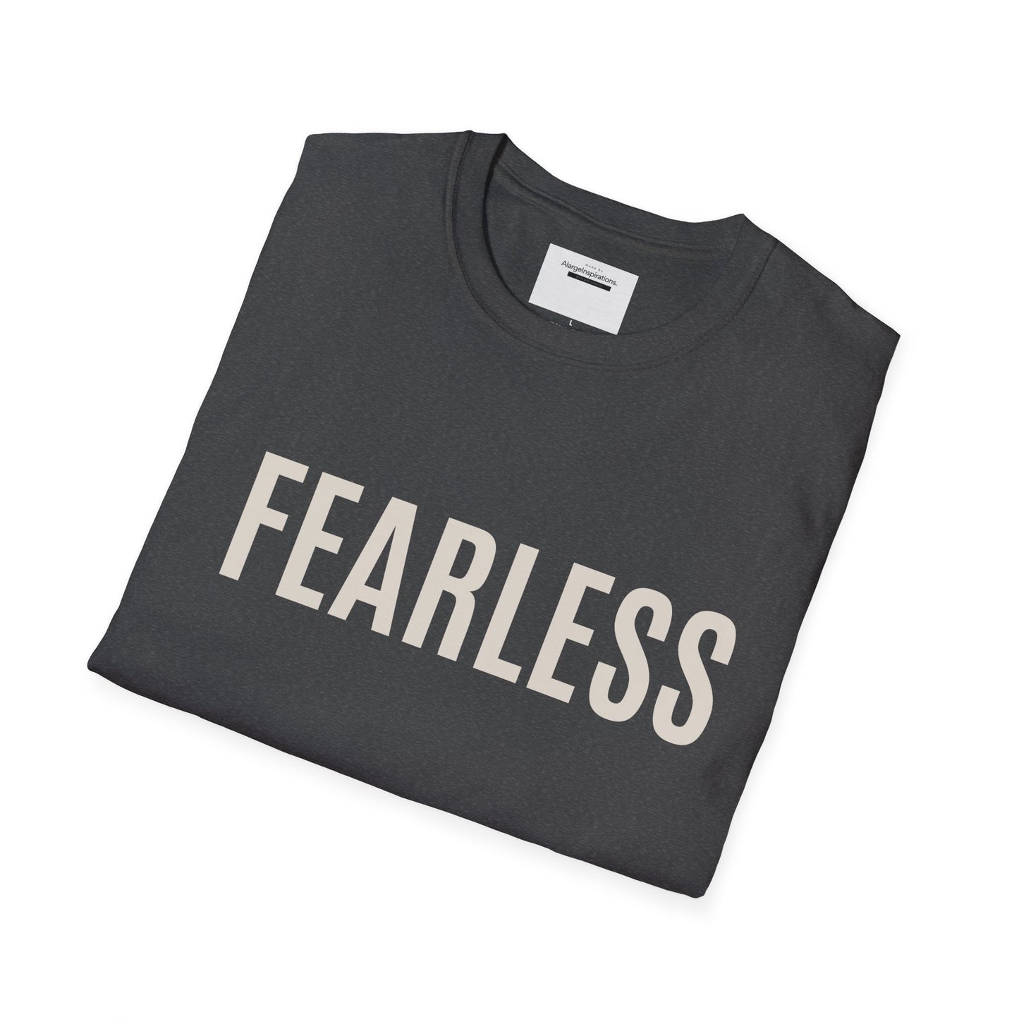Fearless Christian Shirt | Faith Inspired TShirt for Women & Men | Bible Verse Courage Tee | Bold Minimalist Streetwear | Spiritual Gift