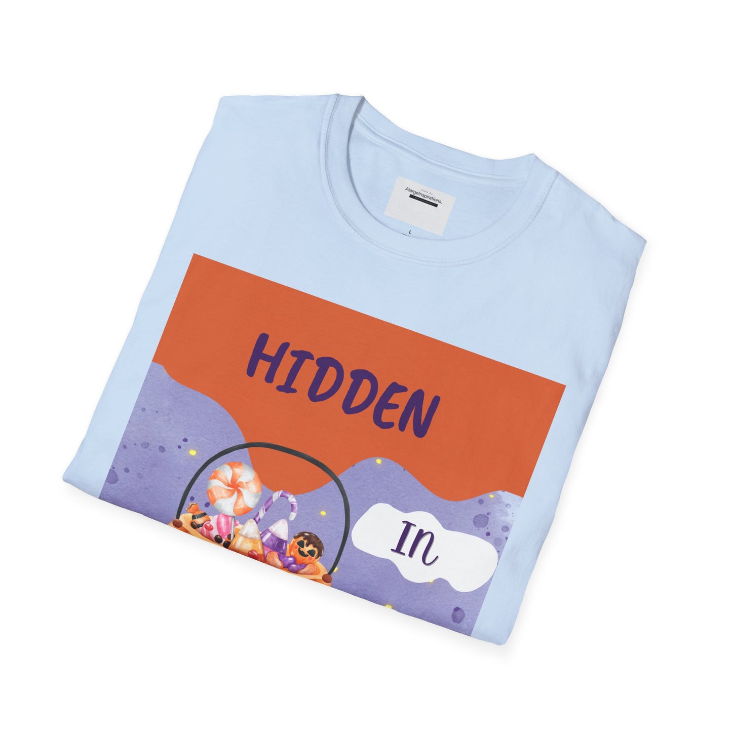 Halloween Pumpkin T-Shirt | Hidden in Plain Sight | Keep It Private T-Shirt for Fall, Keep It Private. Wear It Bold, Spooky Season,