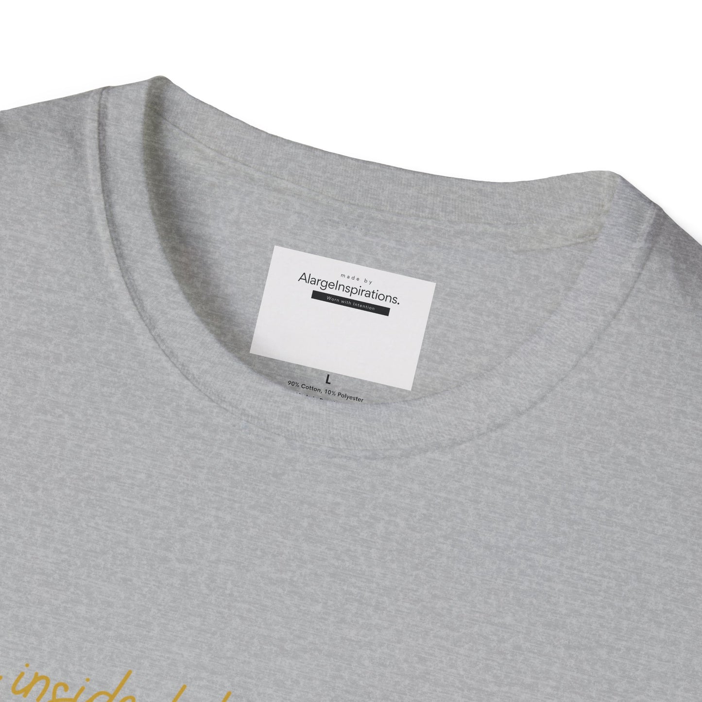 Inspirational Quote Unisex T-Shirt, Positive Affirmation Tee, Handwritten Script Tee, Casual Wear, Motivational Clothing,Everyday Motivation
