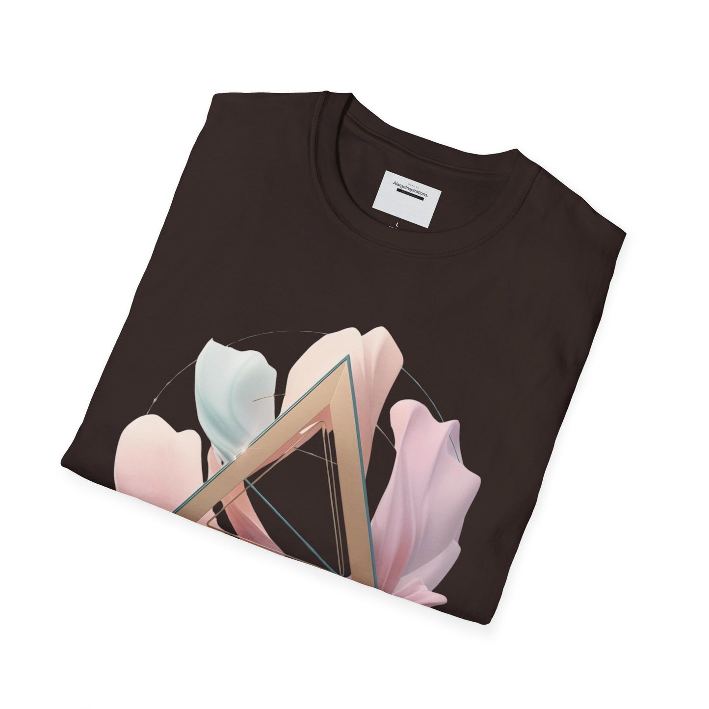 Blooming Vibes Unisex Softstyle T-Shirt, Floral Tee, Feminine Style Shirt, Spring Outfit, Gift for Her, Nature Lover Tee,Self Love Shirt