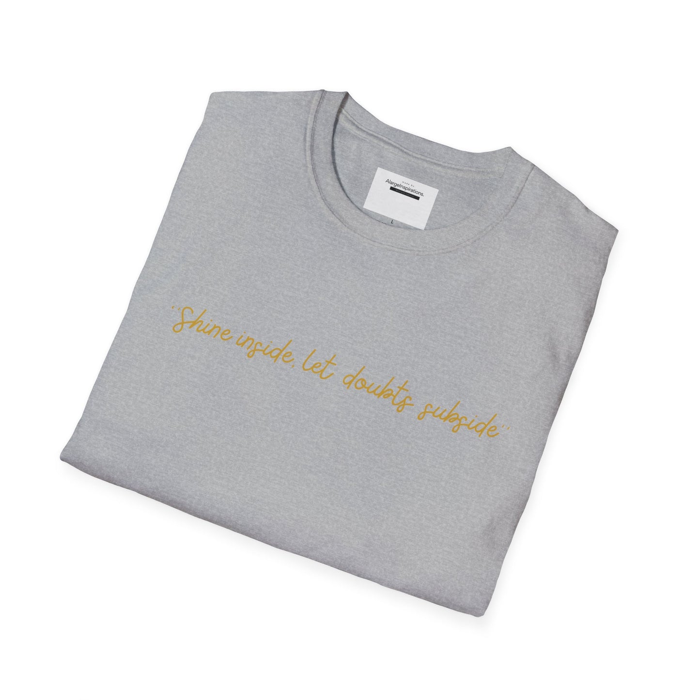 Inspirational Quote Unisex T-Shirt, Positive Affirmation Tee, Handwritten Script Tee, Casual Wear, Motivational Clothing,Everyday Motivation