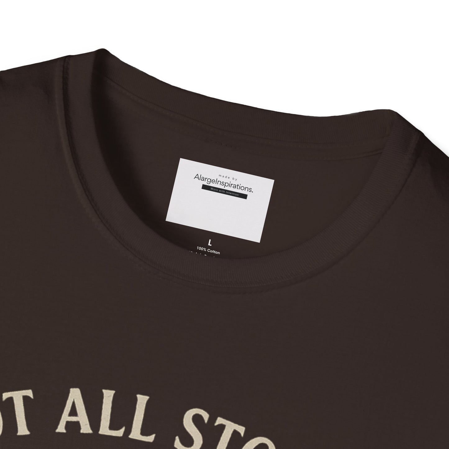 Not All Stories Unisex T-Shirt, Graphic Tee, Unique Gift, Cozy Everyday Wear, Moon & Audience Design, Privacy Statement Tee, Introvert Gift