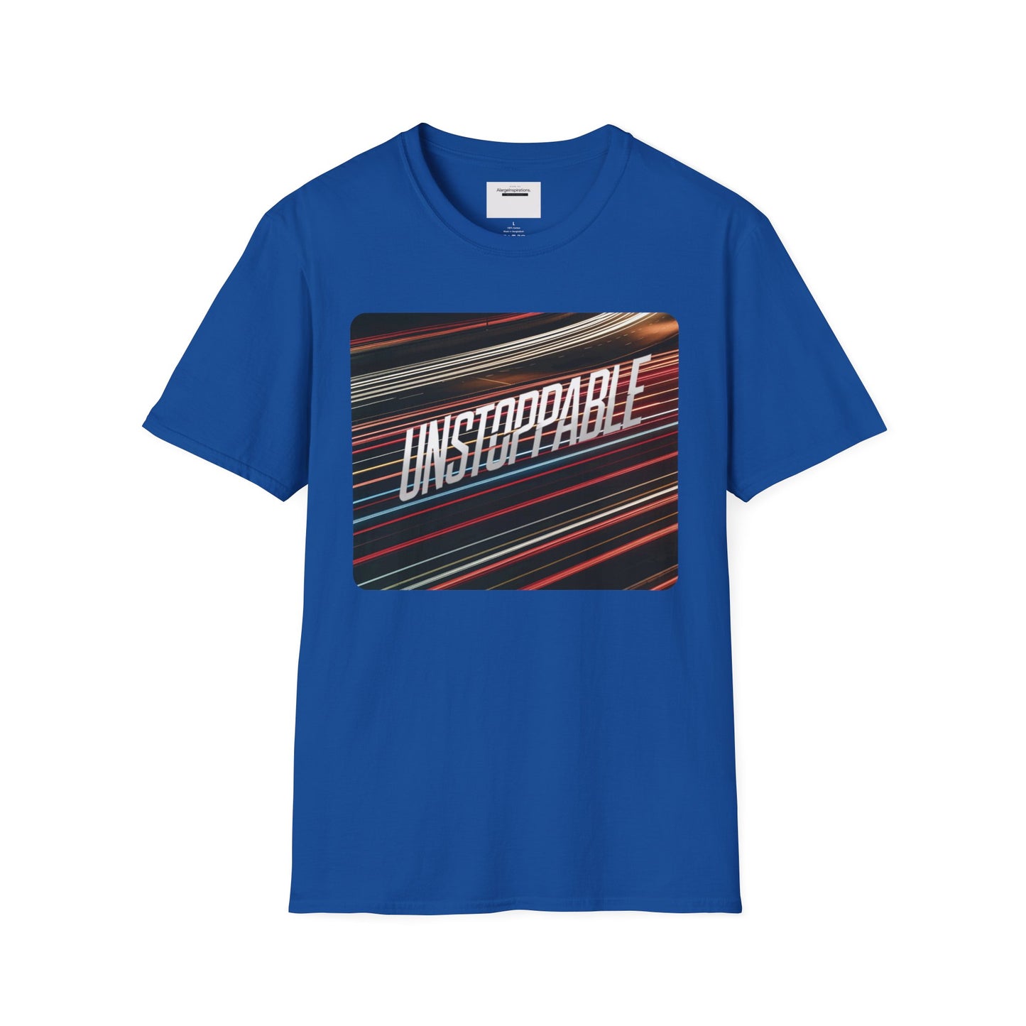 Unstoppable Unisex Softstyle T-Shirt, Motivational Shirt, Fitness Wear, Casual Outfit, Gift for Him/Her, Everyday Apparel, Goal getter,