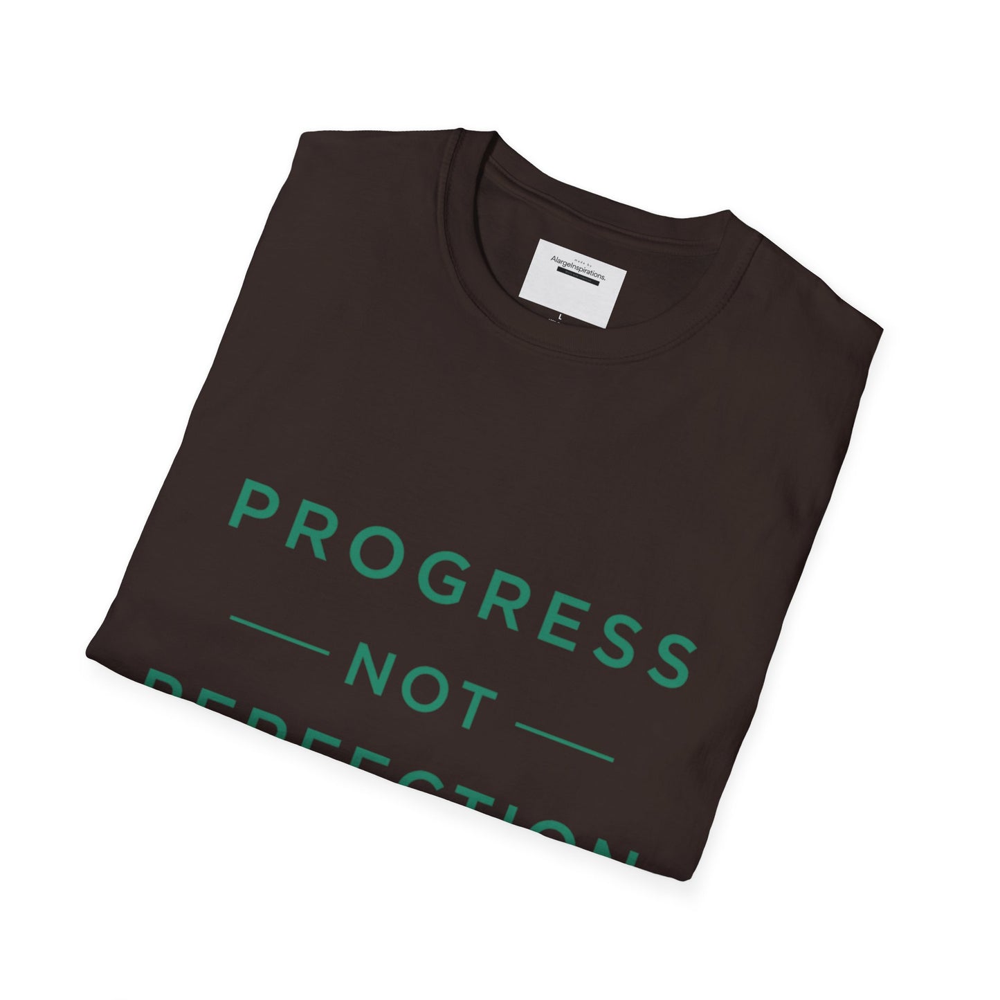 Progress Not Perfection T-Shirt | Sarcastic Motivational Tee | Anti Perfectionism Humor | Real Life Motivation Shirt |Relatable Quote Tee