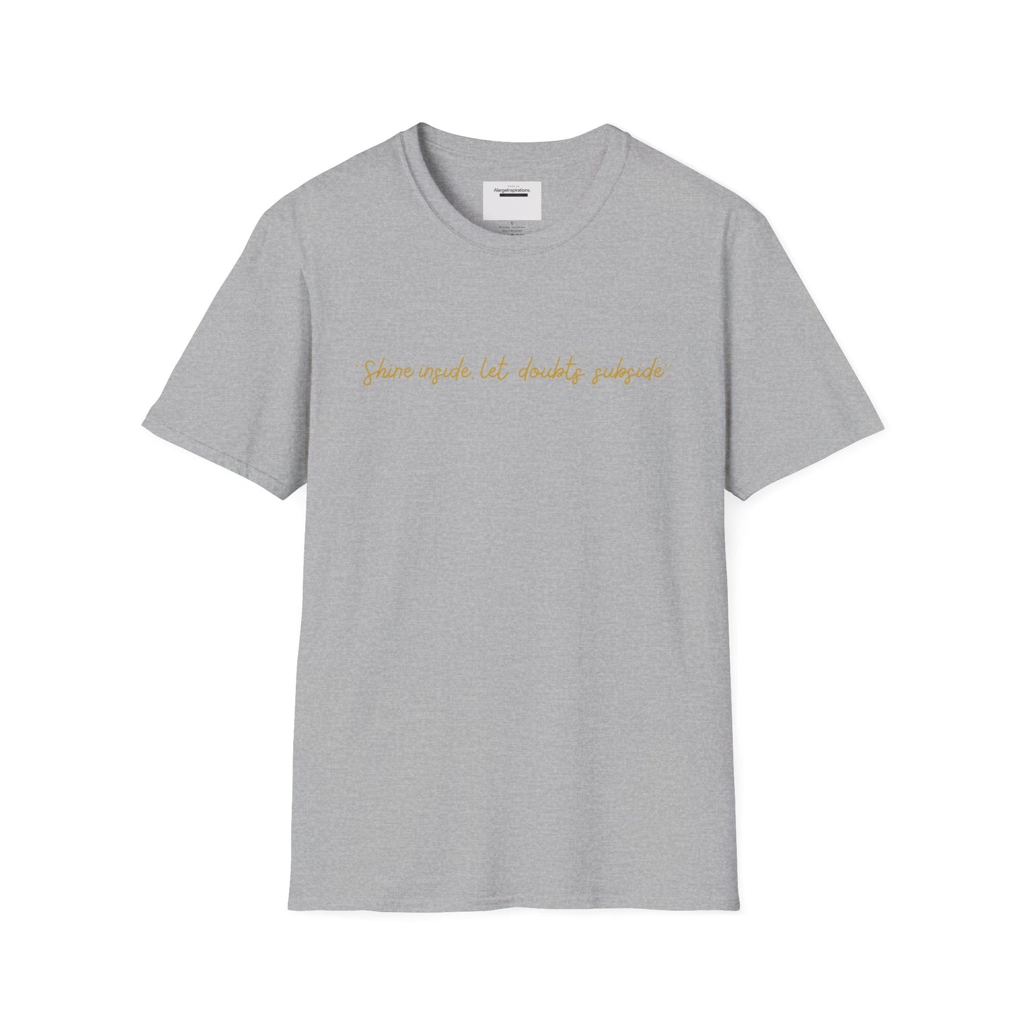 Inspirational Quote Unisex T-Shirt, Positive Affirmation Tee, Handwritten Script Tee, Casual Wear, Motivational Clothing,Everyday Motivation