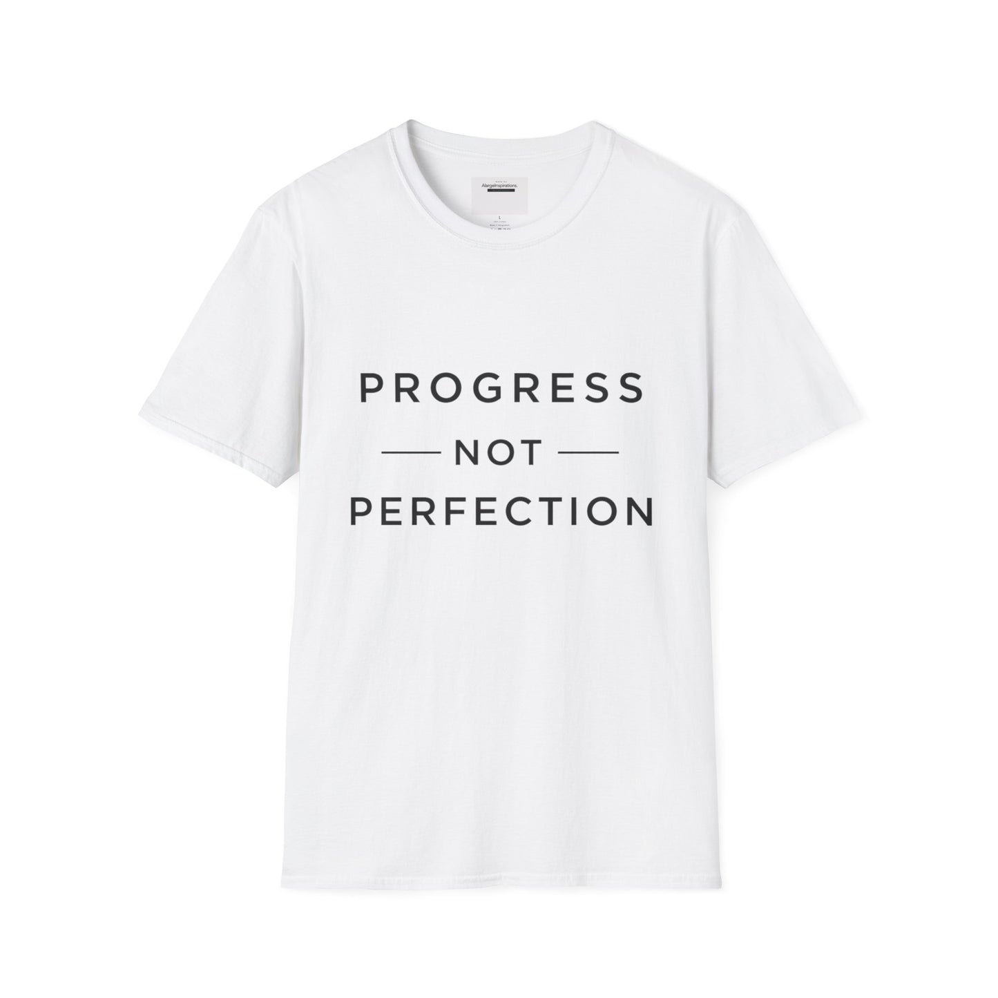 Progress Not Perfection T-Shirt | Sarcastic Motivational Tee | Anti Perfectionism Humor | Real Life Motivation Shirt |Relatable Quote Tee