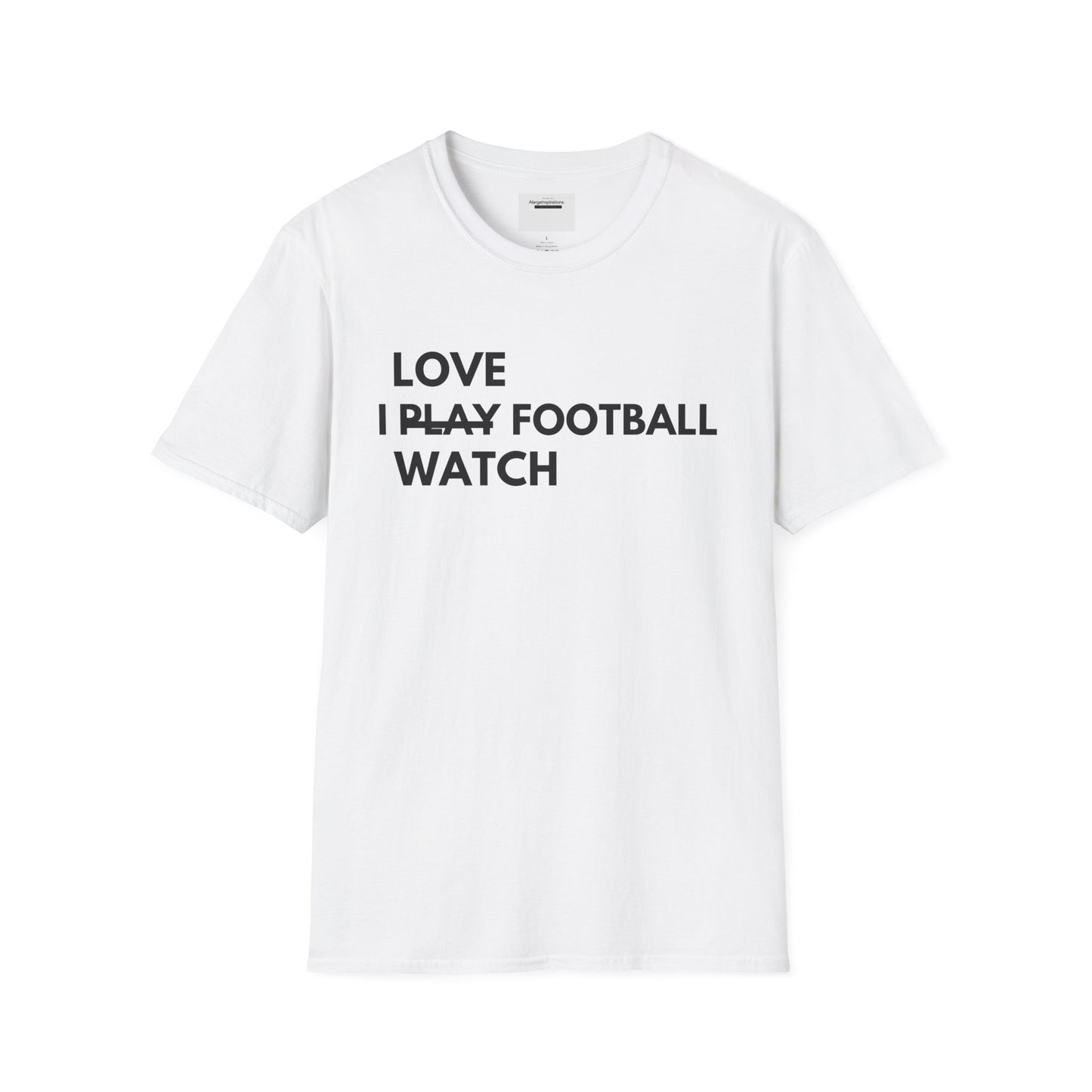 Unisex Sports Love T-Shirt, Sports Fan Tee, Gift for Soccer Lovers, Casual Wear, Game Day Top,Game Day tee, Gift for Football Fans, Golf Tee