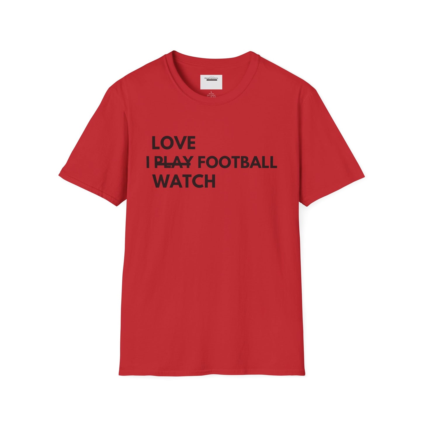 Unisex Sports Love T-Shirt, Sports Fan Tee, Gift for Soccer Lovers, Casual Wear, Game Day Top,Game Day tee, Gift for Football Fans, Golf Tee