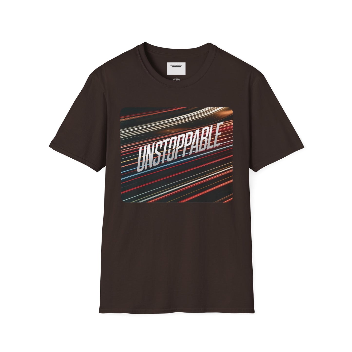 Unstoppable Unisex Softstyle T-Shirt, Motivational Shirt, Fitness Wear, Casual Outfit, Gift for Him/Her, Everyday Apparel, Goal getter,