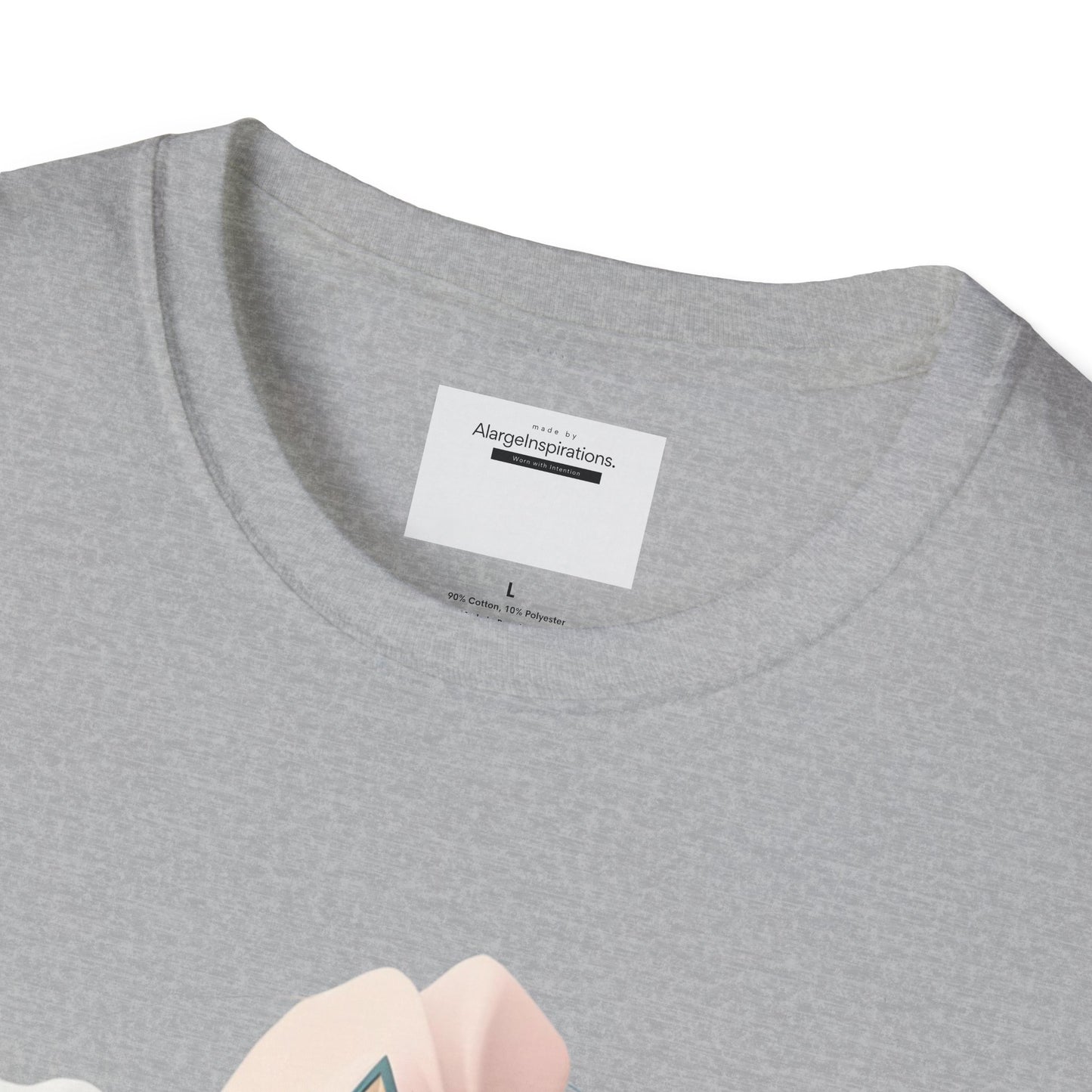 Blooming Vibes Unisex Softstyle T-Shirt, Floral Tee, Feminine Style Shirt, Spring Outfit, Gift for Her, Nature Lover Tee,Self Love Shirt