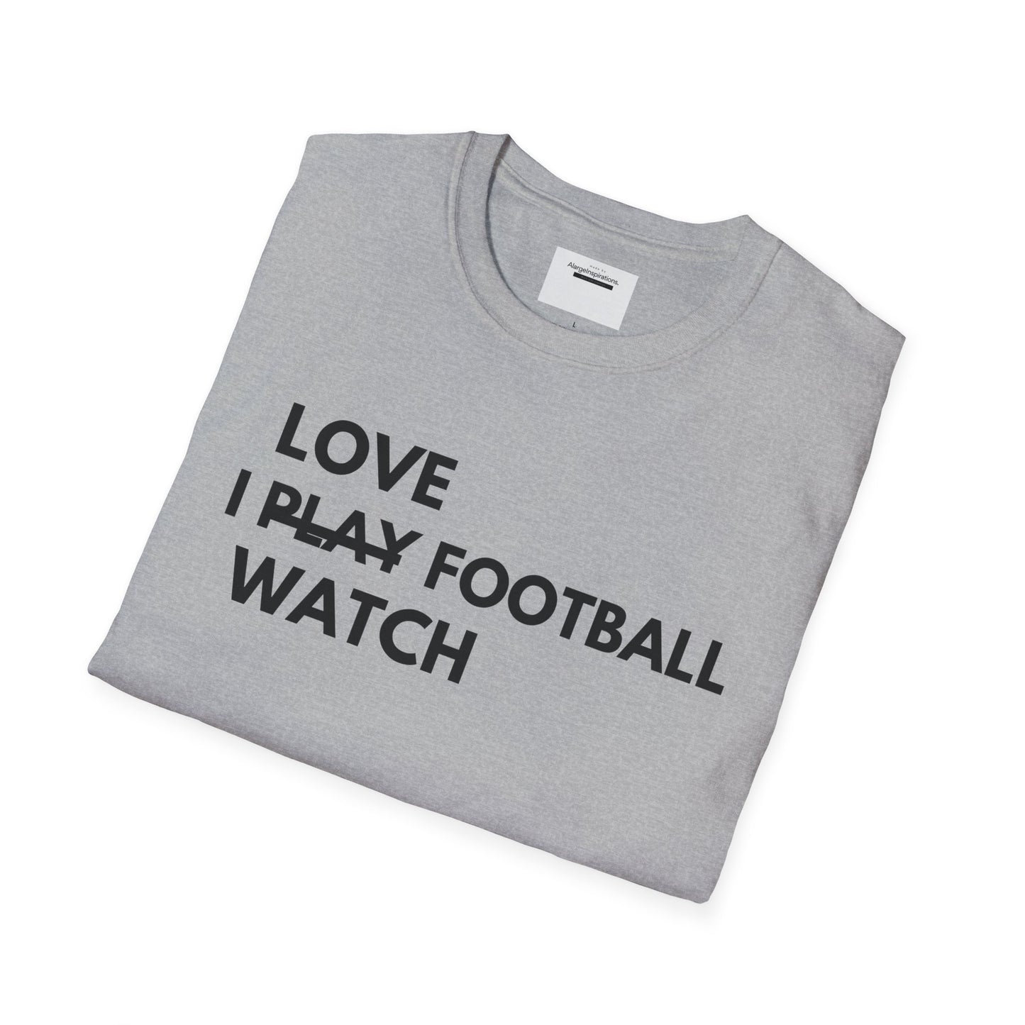 Unisex Sports Love T-Shirt, Sports Fan Tee, Gift for Soccer Lovers, Casual Wear, Game Day Top,Game Day tee, Gift for Football Fans, Golf Tee