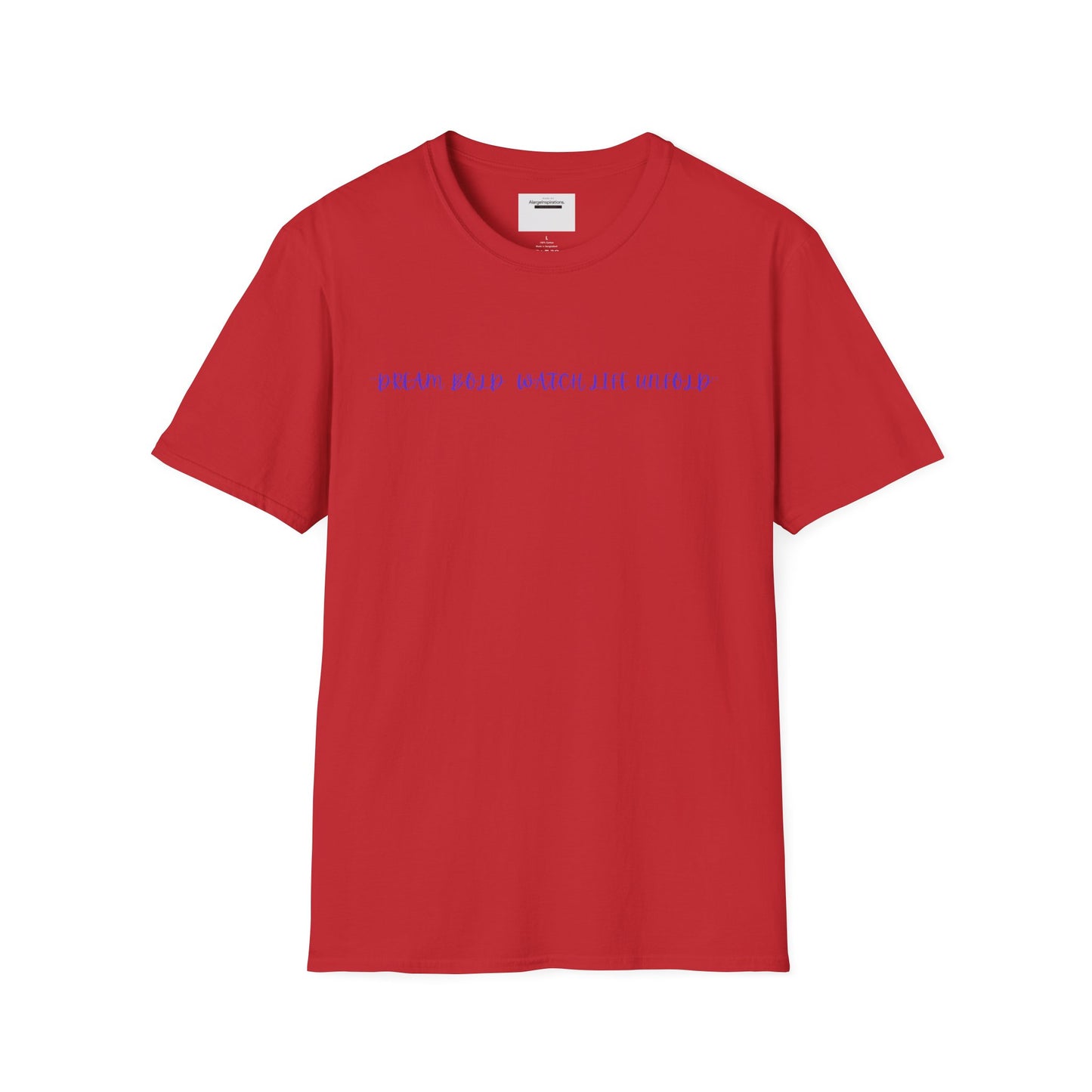 Dream Bold Watch Life Unfold T-Shirt, Motivational Tee, Casual Wear, Gifts for Her, Gifts for Him, Positive Affirmation Gift