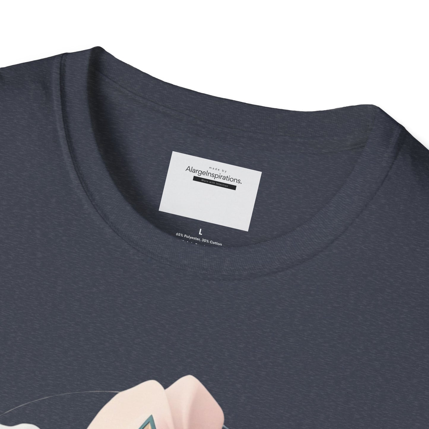 Blooming Vibes Unisex Softstyle T-Shirt, Floral Tee, Feminine Style Shirt, Spring Outfit, Gift for Her, Nature Lover Tee,Self Love Shirt