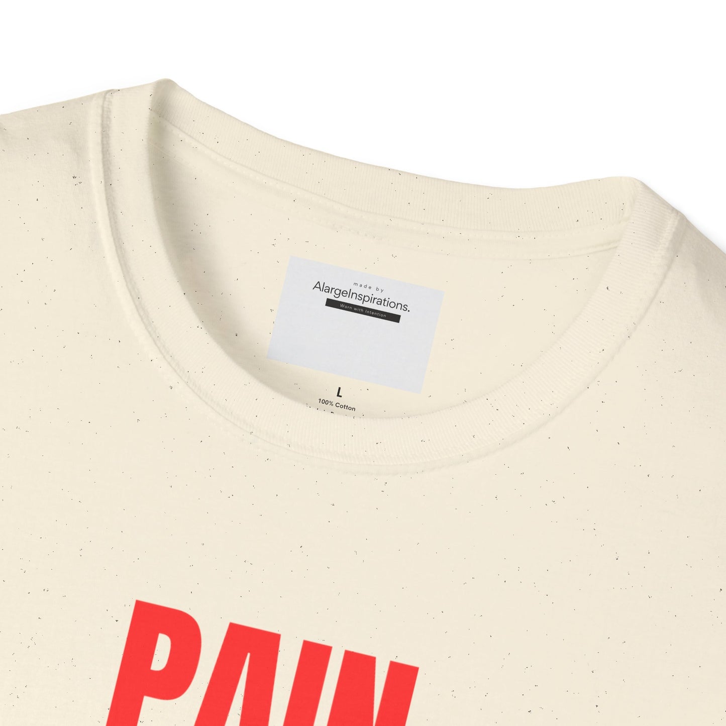 Inspirational Quote T-Shirt - Pain Births Purpose Purpose Fuels Dreams, Motivational Casual Wear, Gift for Dreamers, Positive Vibes Apparel