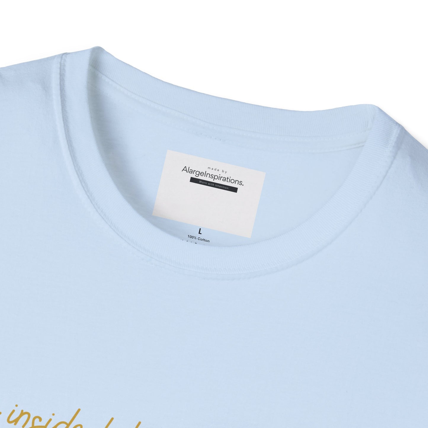 Inspirational Quote Unisex T-Shirt, Positive Affirmation Tee, Handwritten Script Tee, Casual Wear, Motivational Clothing,Everyday Motivation