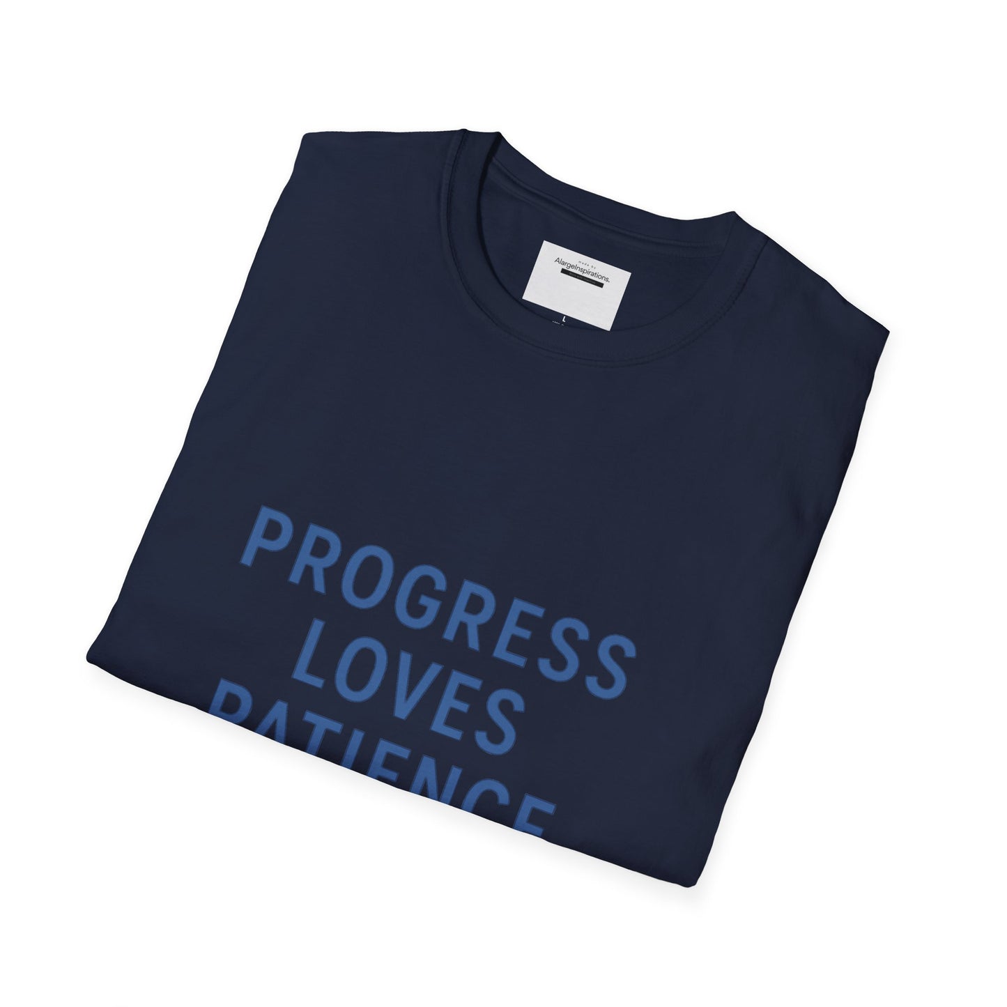 Progress Loves Patience Blueprint Timeline | Minimal Motivational Quote | Growth Mindset Wall Art | Planner & Engineer Inspiration
