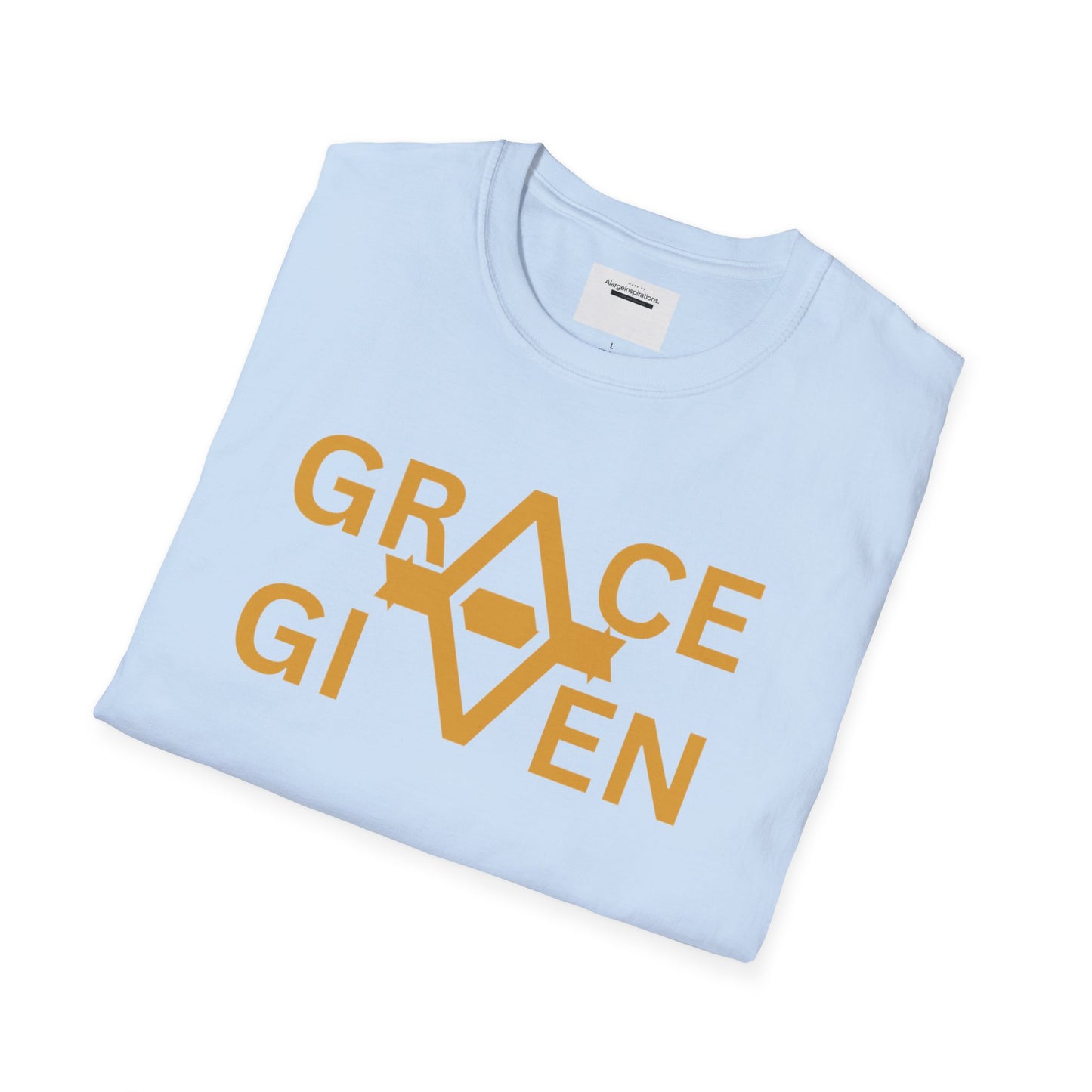 Inspirational Grace Given T-Shirt, Unisex Tee, Positive Affirmation Shirt, Spiritual Apparel,Minimalist Spiritual Apparel,Faith Inspired Tee