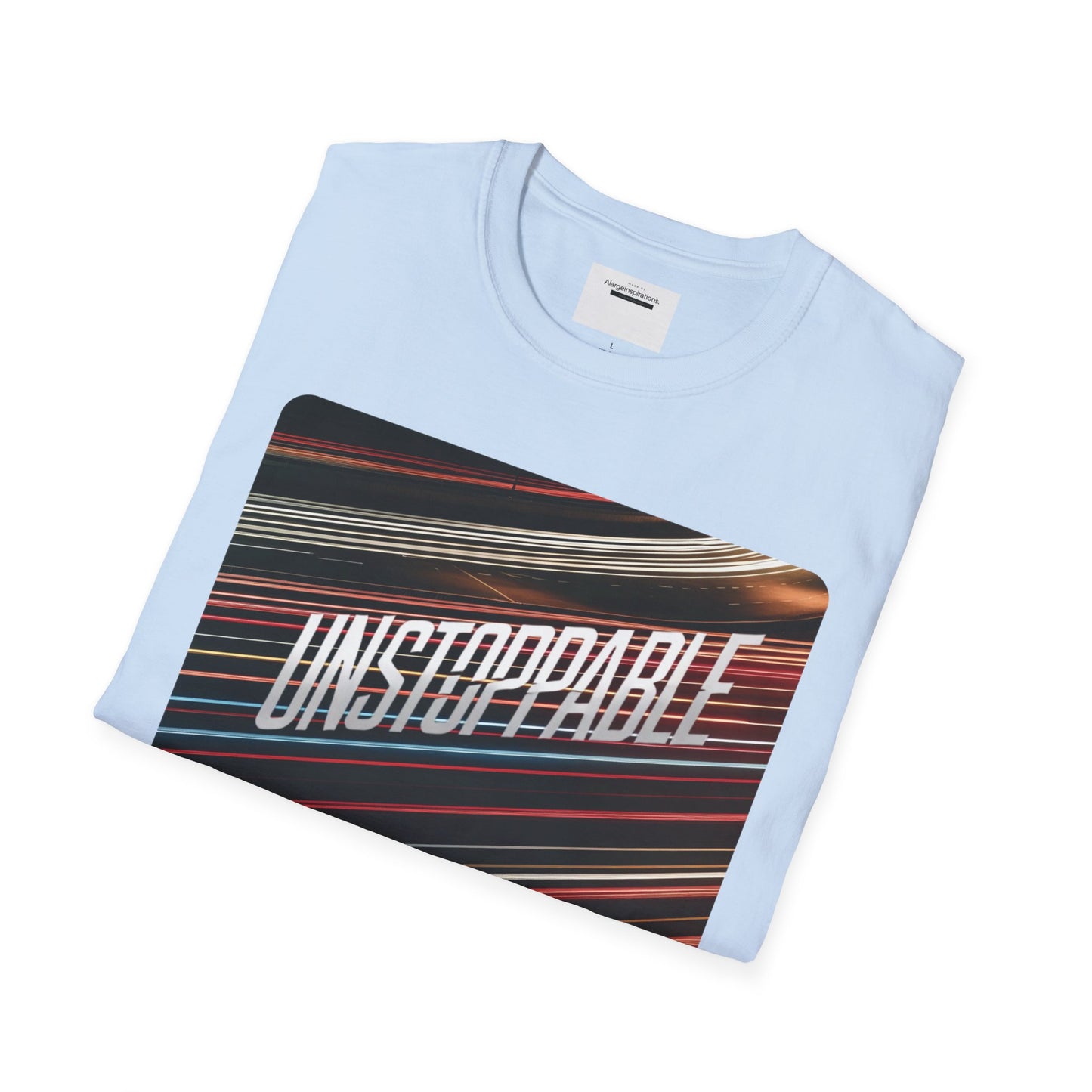 Unstoppable Unisex Softstyle T-Shirt, Motivational Shirt, Fitness Wear, Casual Outfit, Gift for Him/Her, Everyday Apparel, Goal getter,