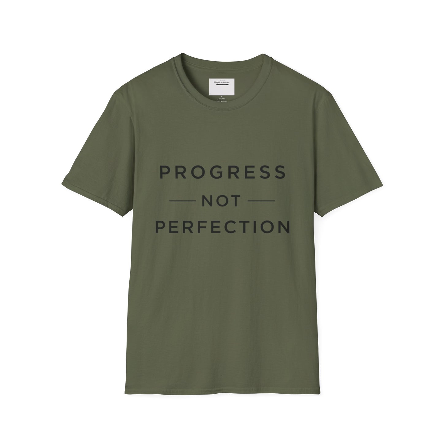 Progress Not Perfection T-Shirt | Sarcastic Motivational Tee | Anti Perfectionism Humor | Real Life Motivation Shirt |Relatable Quote Tee