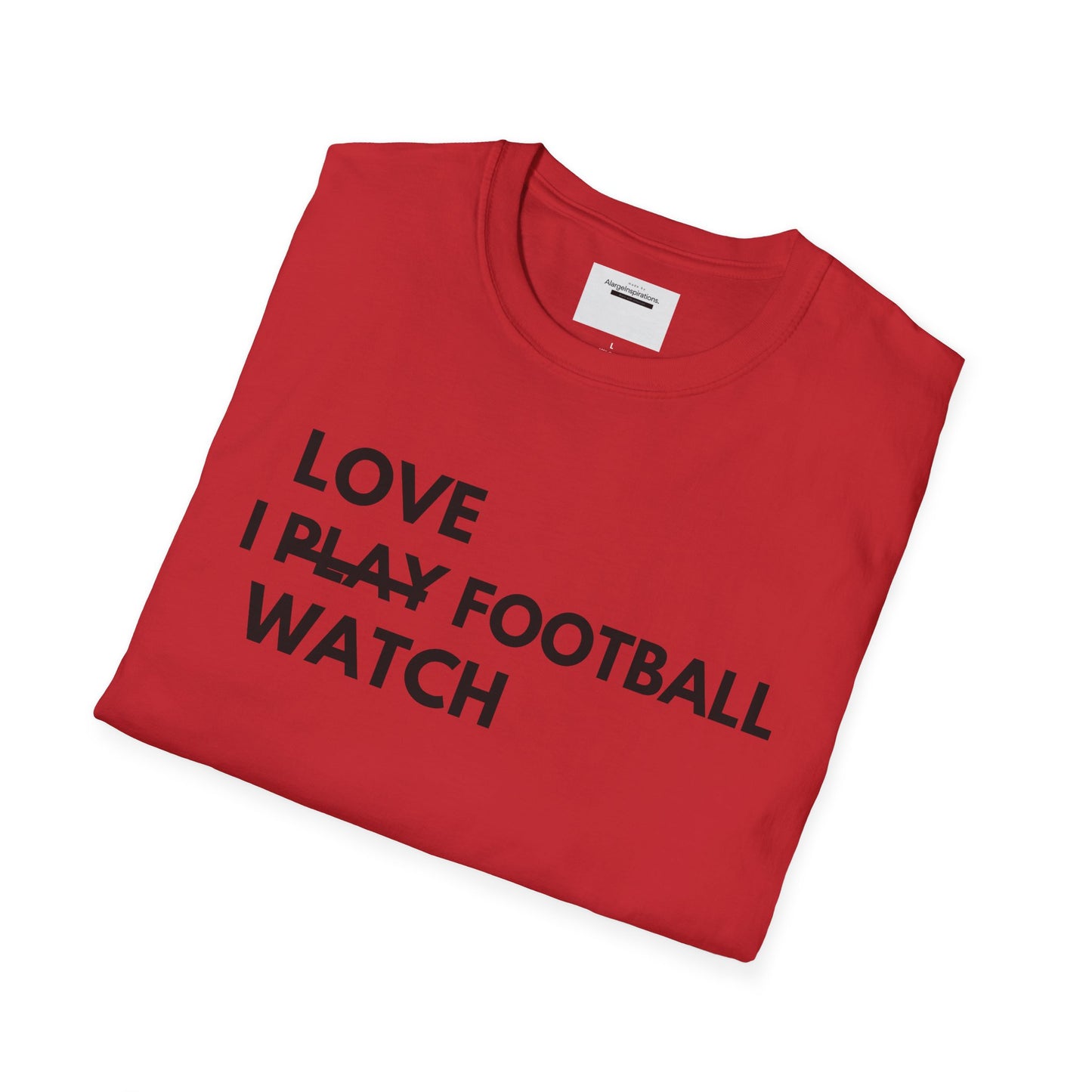 Unisex Sports Love T-Shirt, Sports Fan Tee, Gift for Soccer Lovers, Casual Wear, Game Day Top,Game Day tee, Gift for Football Fans, Golf Tee