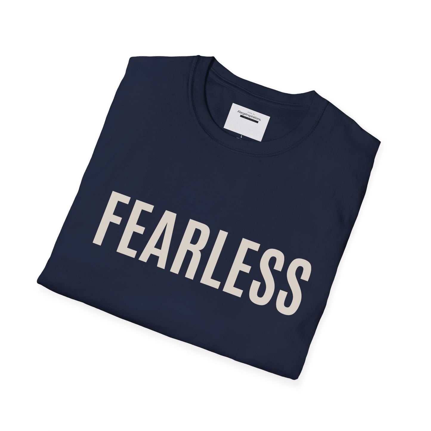 Fearless Christian Shirt | Faith Inspired TShirt for Women & Men | Bible Verse Courage Tee | Bold Minimalist Streetwear | Spiritual Gift