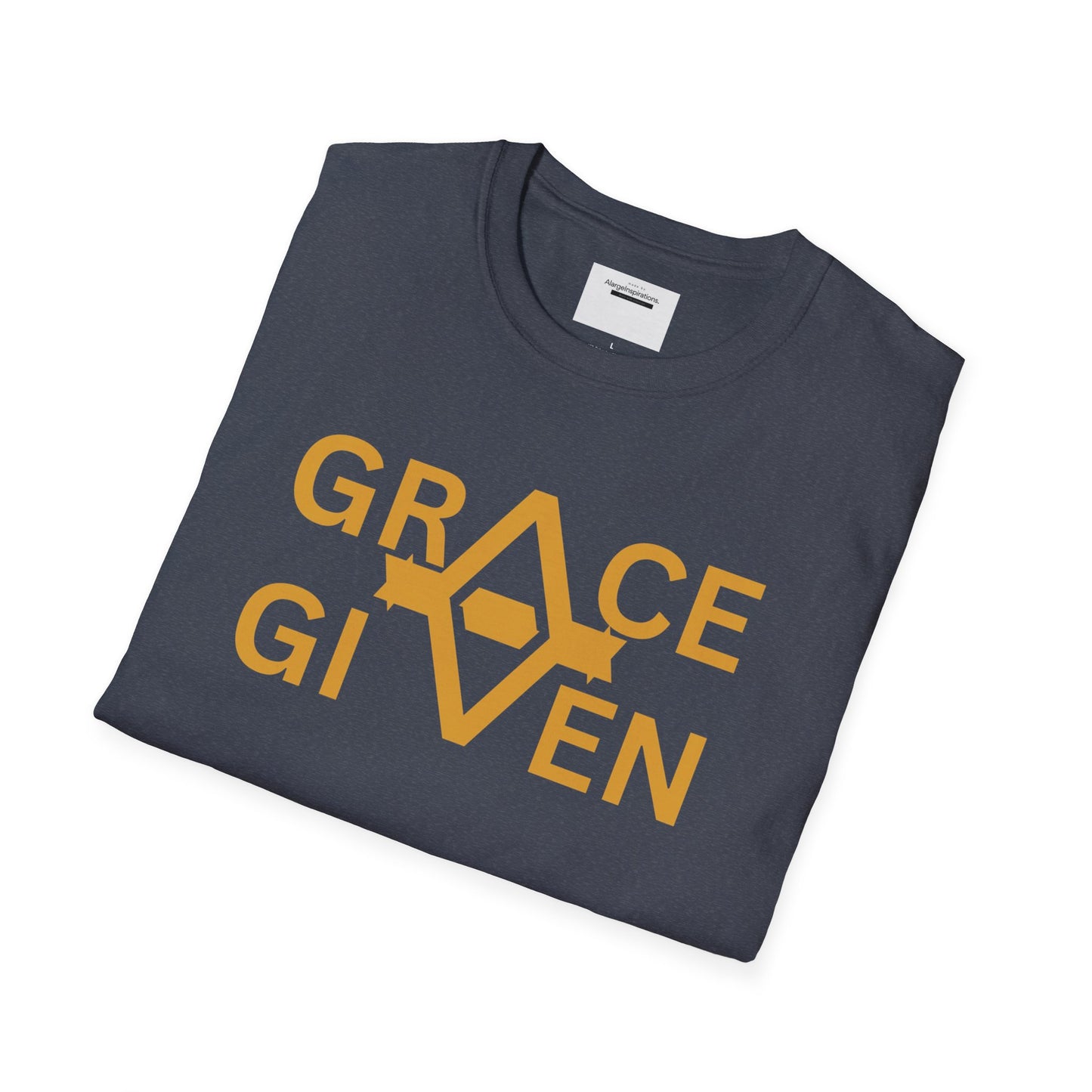 Inspirational Grace Given T-Shirt, Unisex Tee, Positive Affirmation Shirt, Spiritual Apparel,Minimalist Spiritual Apparel,Faith Inspired Tee