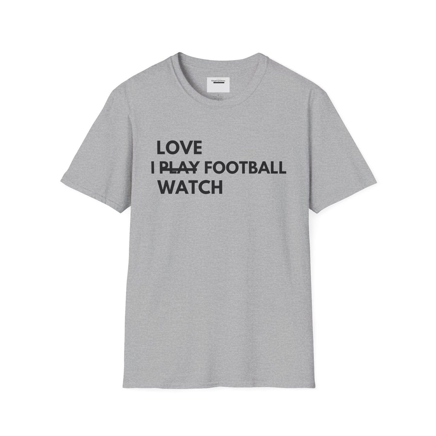 Unisex Sports Love T-Shirt, Sports Fan Tee, Gift for Soccer Lovers, Casual Wear, Game Day Top,Game Day tee, Gift for Football Fans, Golf Tee