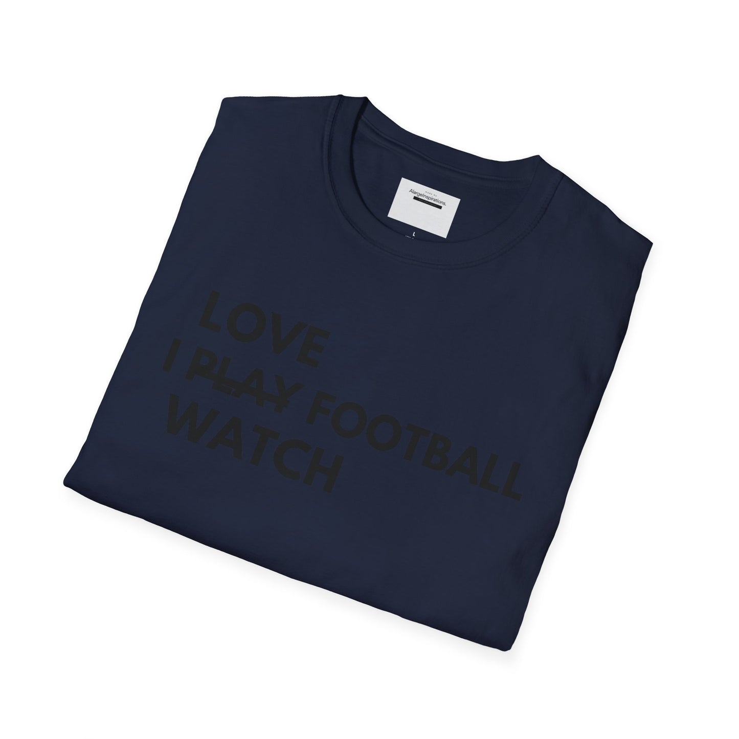Unisex Sports Love T-Shirt, Sports Fan Tee, Gift for Soccer Lovers, Casual Wear, Game Day Top,Game Day tee, Gift for Football Fans, Golf Tee