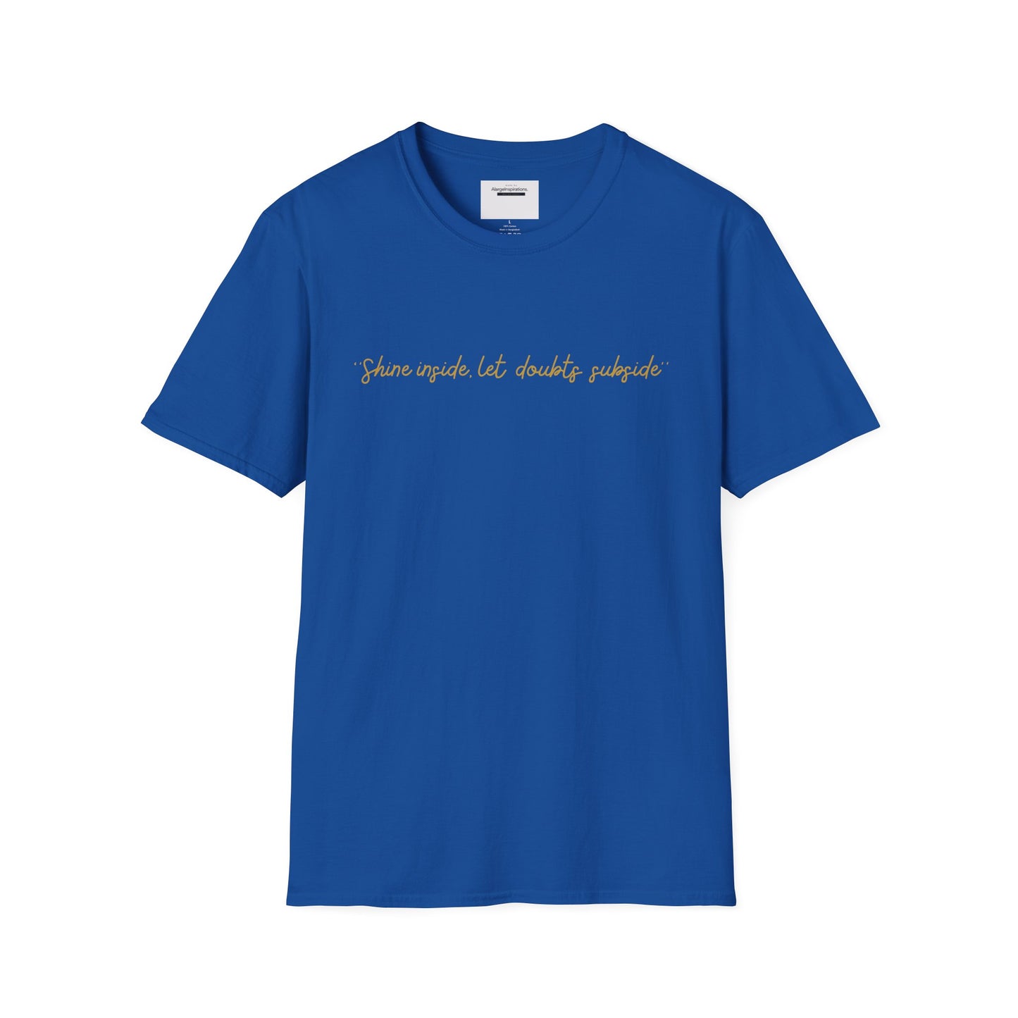 Inspirational Quote Unisex T-Shirt, Positive Affirmation Tee, Handwritten Script Tee, Casual Wear, Motivational Clothing,Everyday Motivation
