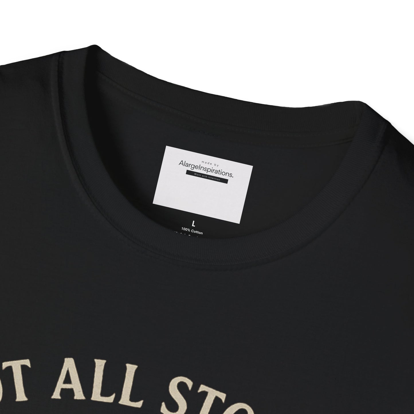 Not All Stories Unisex T-Shirt, Graphic Tee, Unique Gift, Cozy Everyday Wear, Moon & Audience Design, Privacy Statement Tee, Introvert Gift