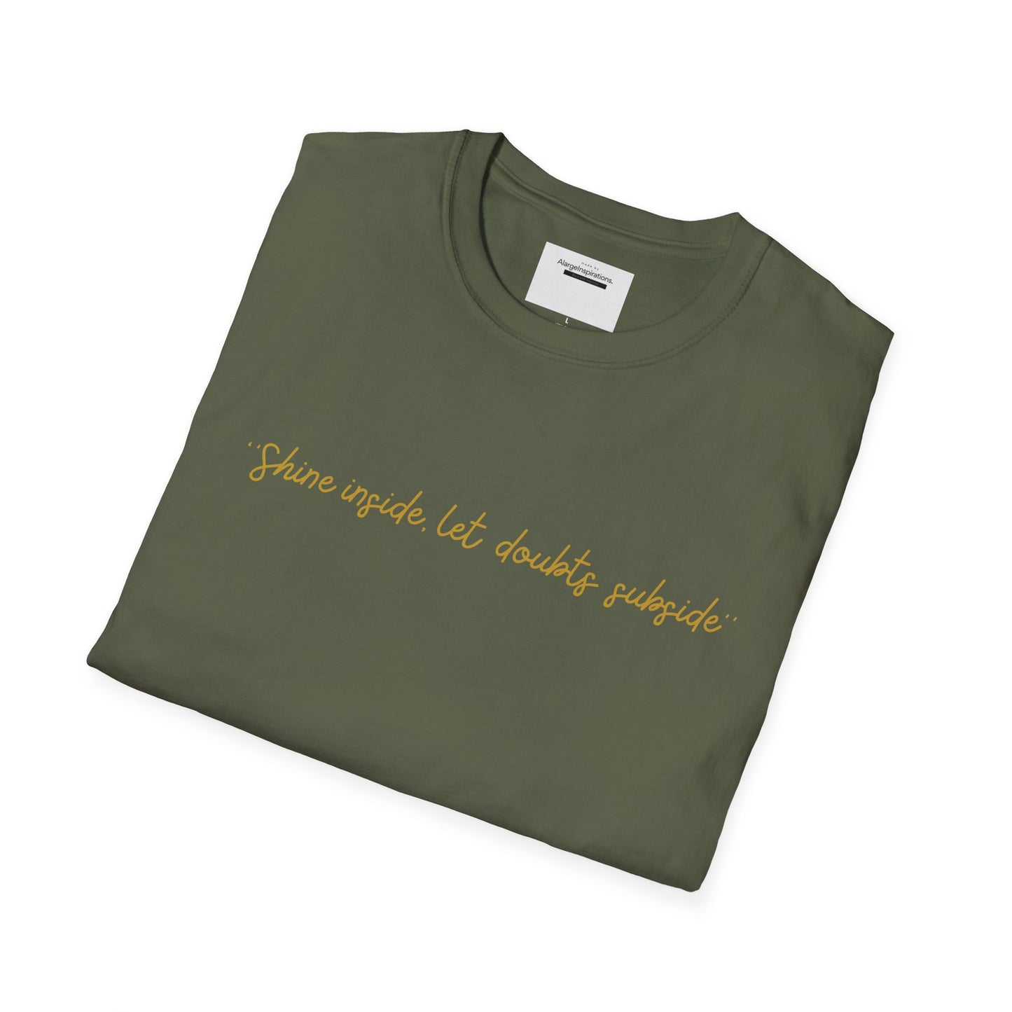 Inspirational Quote Unisex T-Shirt, Positive Affirmation Tee, Handwritten Script Tee, Casual Wear, Motivational Clothing,Everyday Motivation