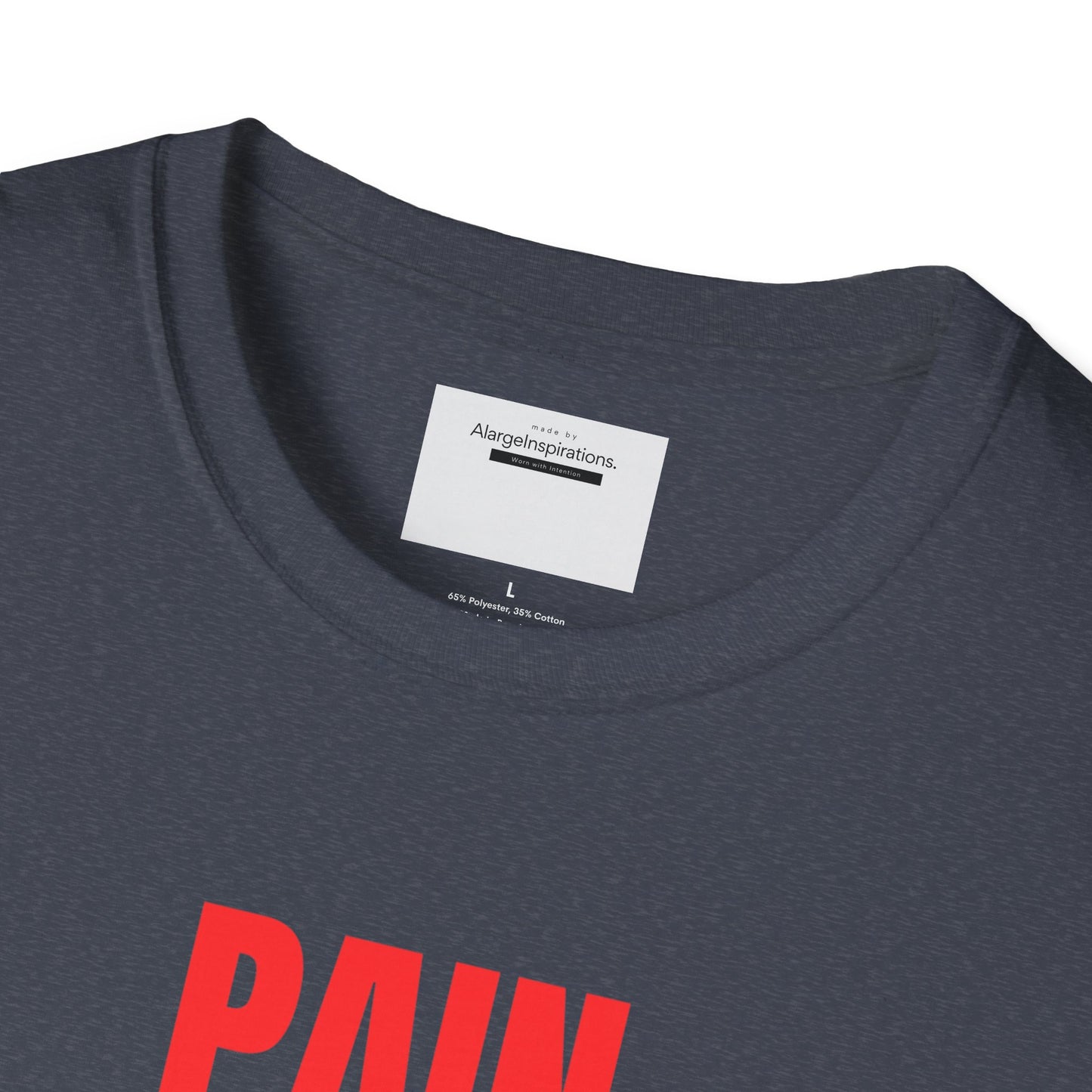 Inspirational Quote T-Shirt - Pain Births Purpose Purpose Fuels Dreams, Motivational Casual Wear, Gift for Dreamers, Positive Vibes Apparel
