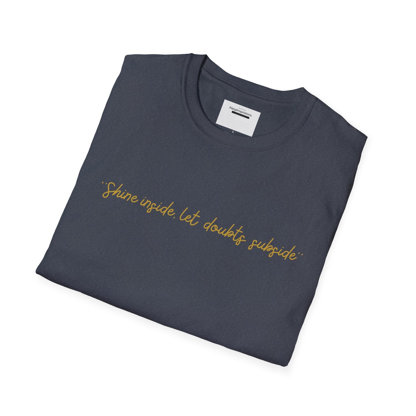 Inspirational Quote Unisex T-Shirt, Positive Affirmation Tee, Handwritten Script Tee, Casual Wear, Motivational Clothing,Everyday Motivation