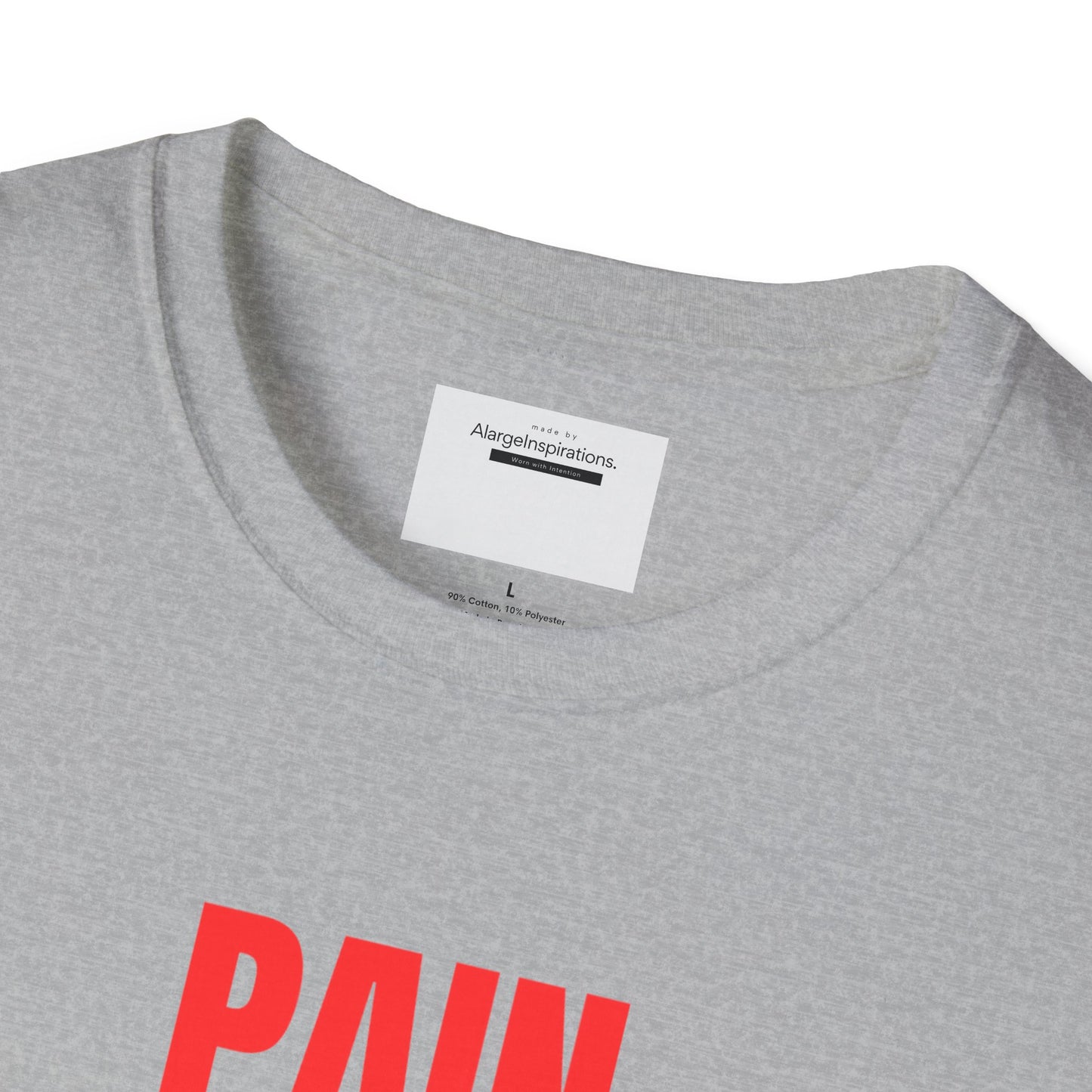 Inspirational Quote T-Shirt - Pain Births Purpose Purpose Fuels Dreams, Motivational Casual Wear, Gift for Dreamers, Positive Vibes Apparel