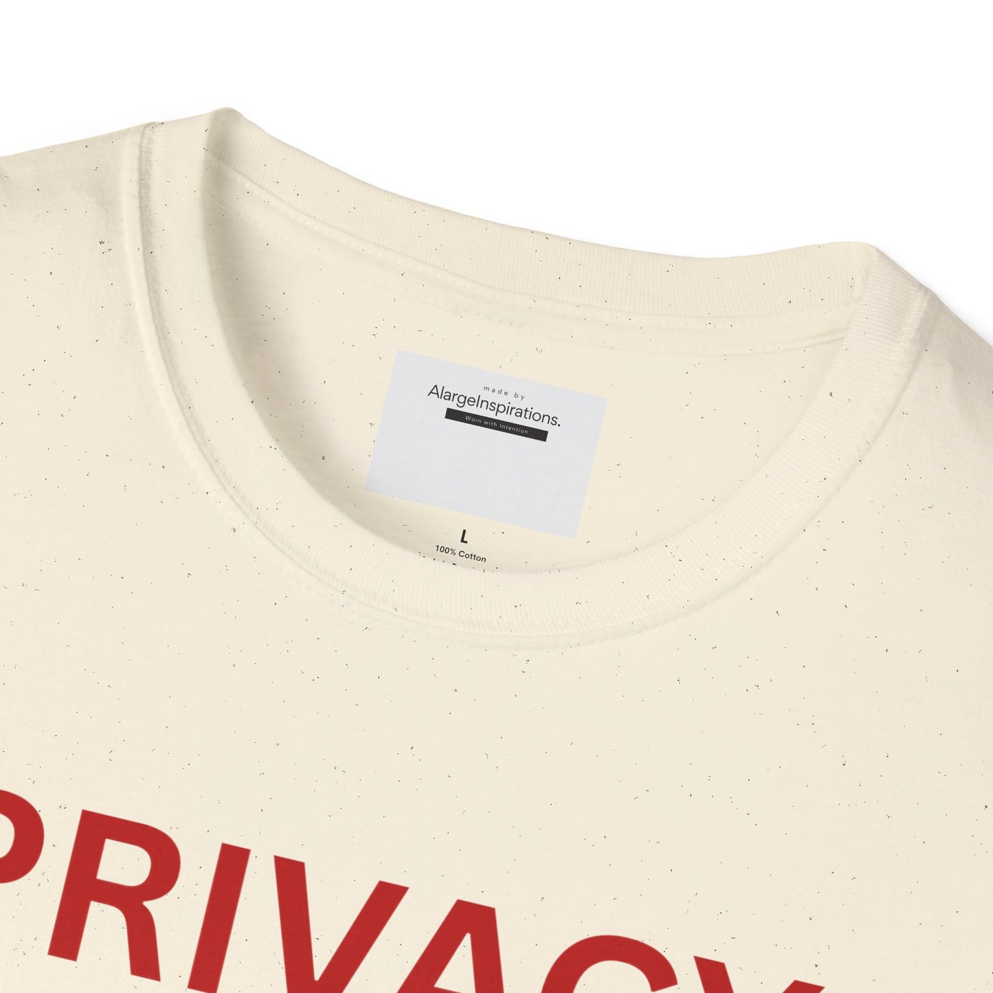 Privacy Over Publicity Unisex T-Shirt | Introvert Lifestyle Shirt, Gift for Privacy Advocate, Everyday Comfort Tee,Keep It Private Quote Tee